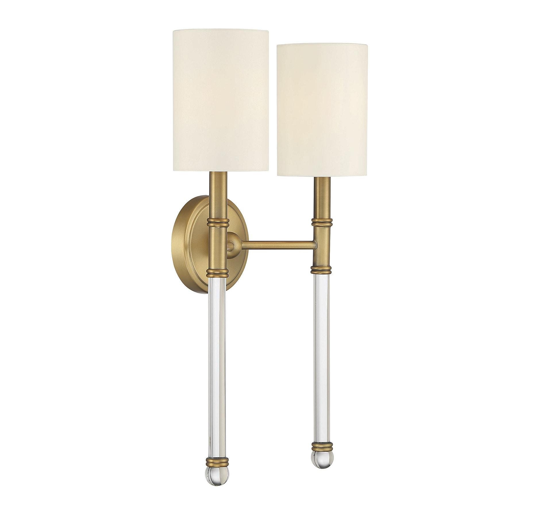 Savoy House Fremont 2 - Light Wall Light in  Warm Brass