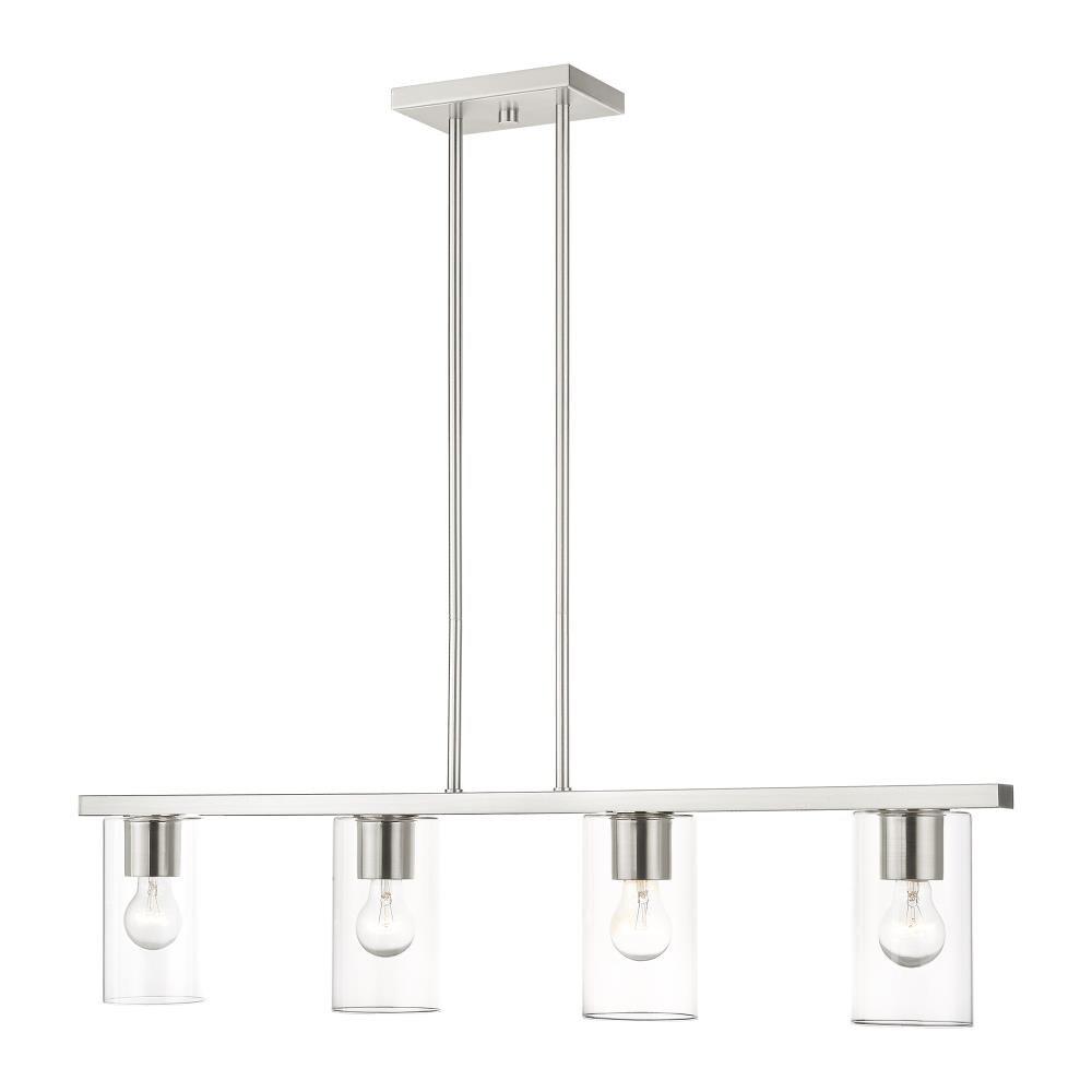 Livex Lighting Zurich 4 - Light Chandelier in  Brushed Nickel