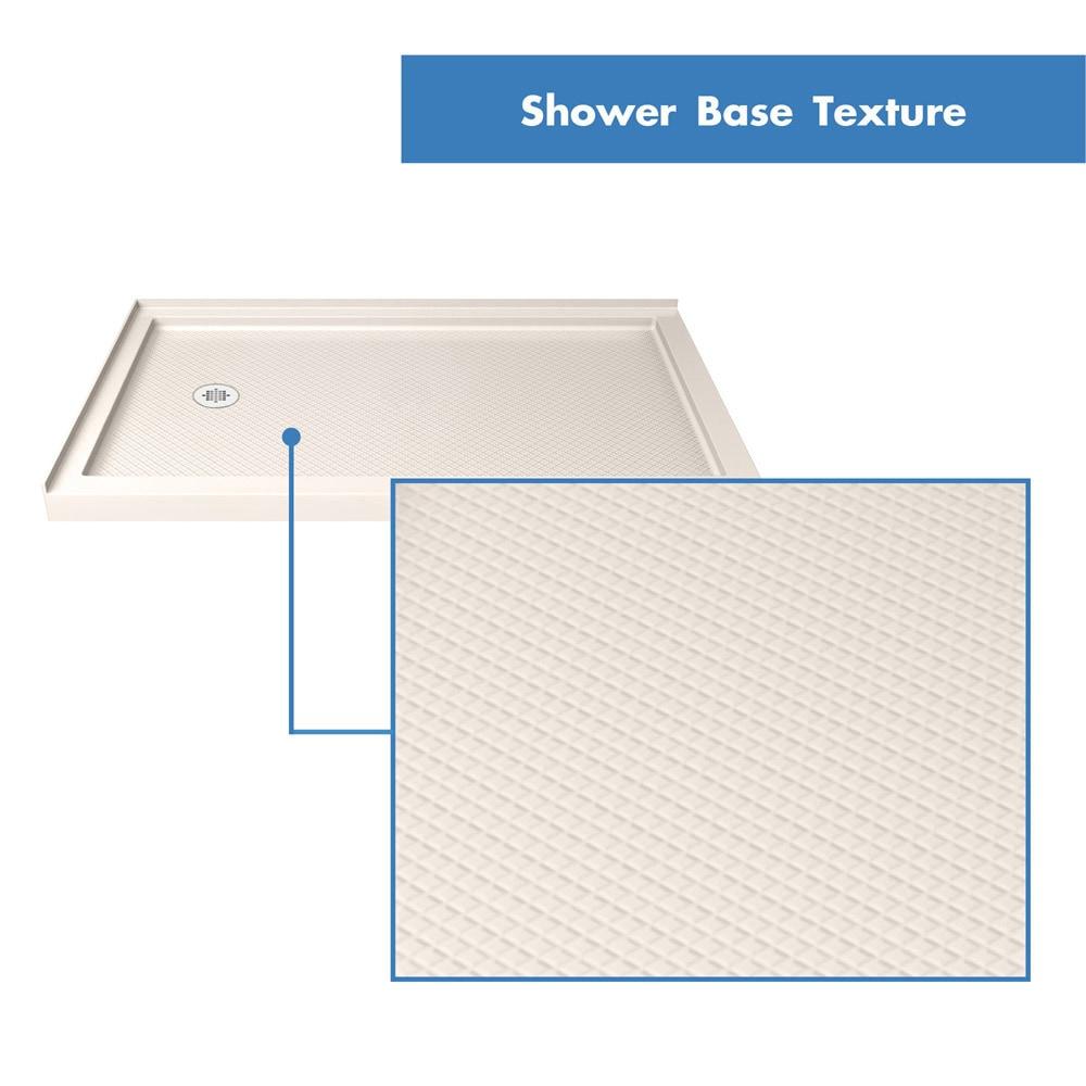 SlimLine 48" W x 36" D Double Threshold Shower Base