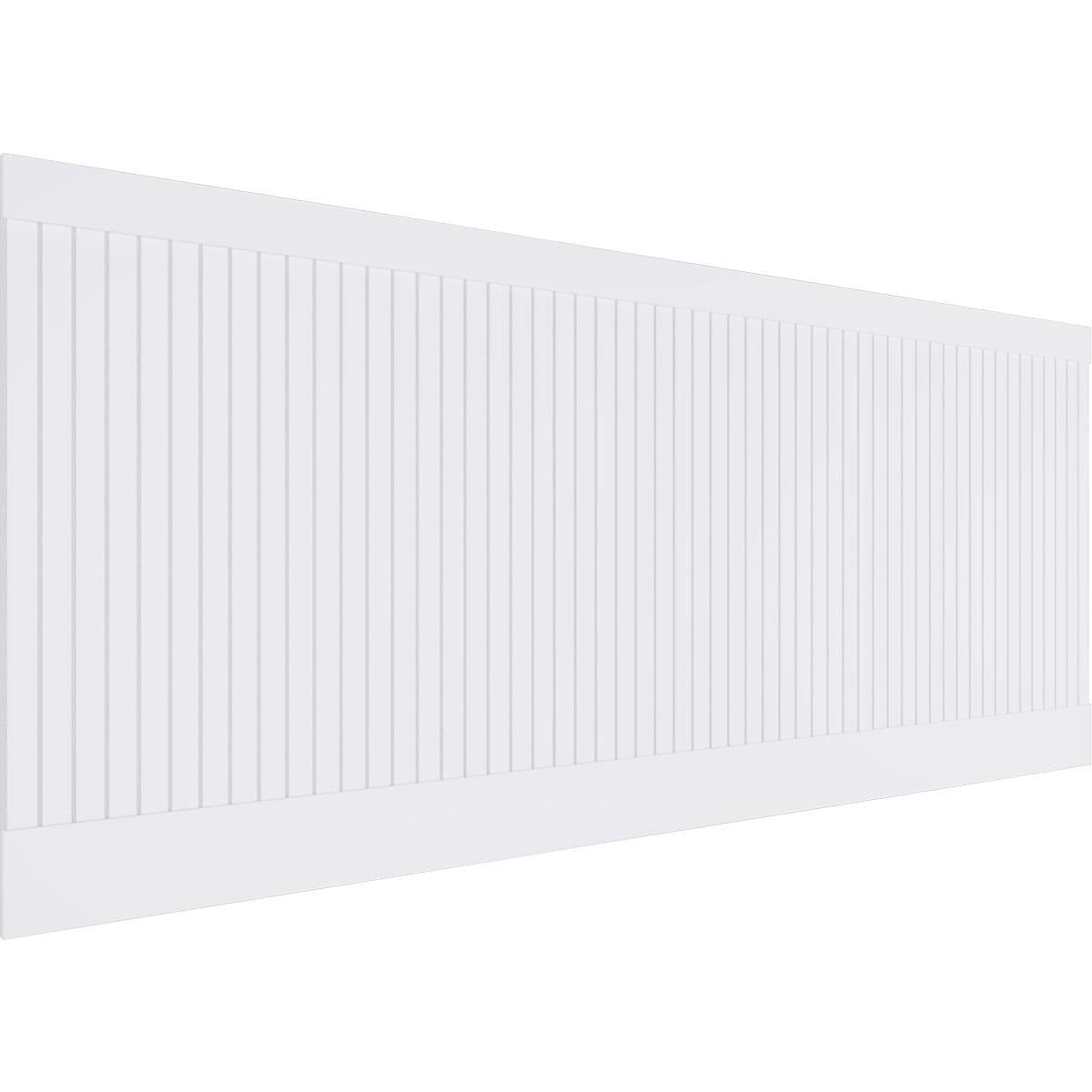 H 94.5'' W x 0.625'' D Plastic Wainscot Paneling Kit