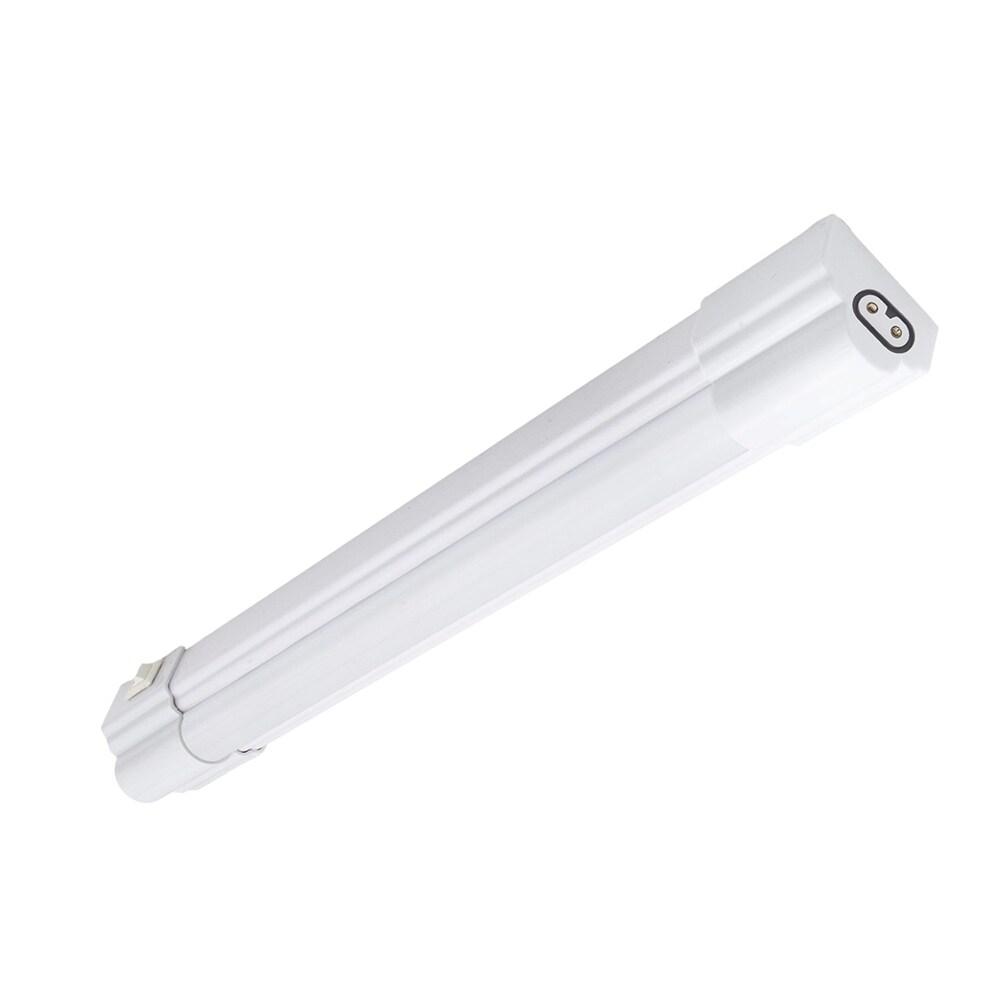 Maxxima 12 in. LED Under Cabinet Light, Linkable, 600 Lumens, 3000K Warm White, White, On/Off Switch