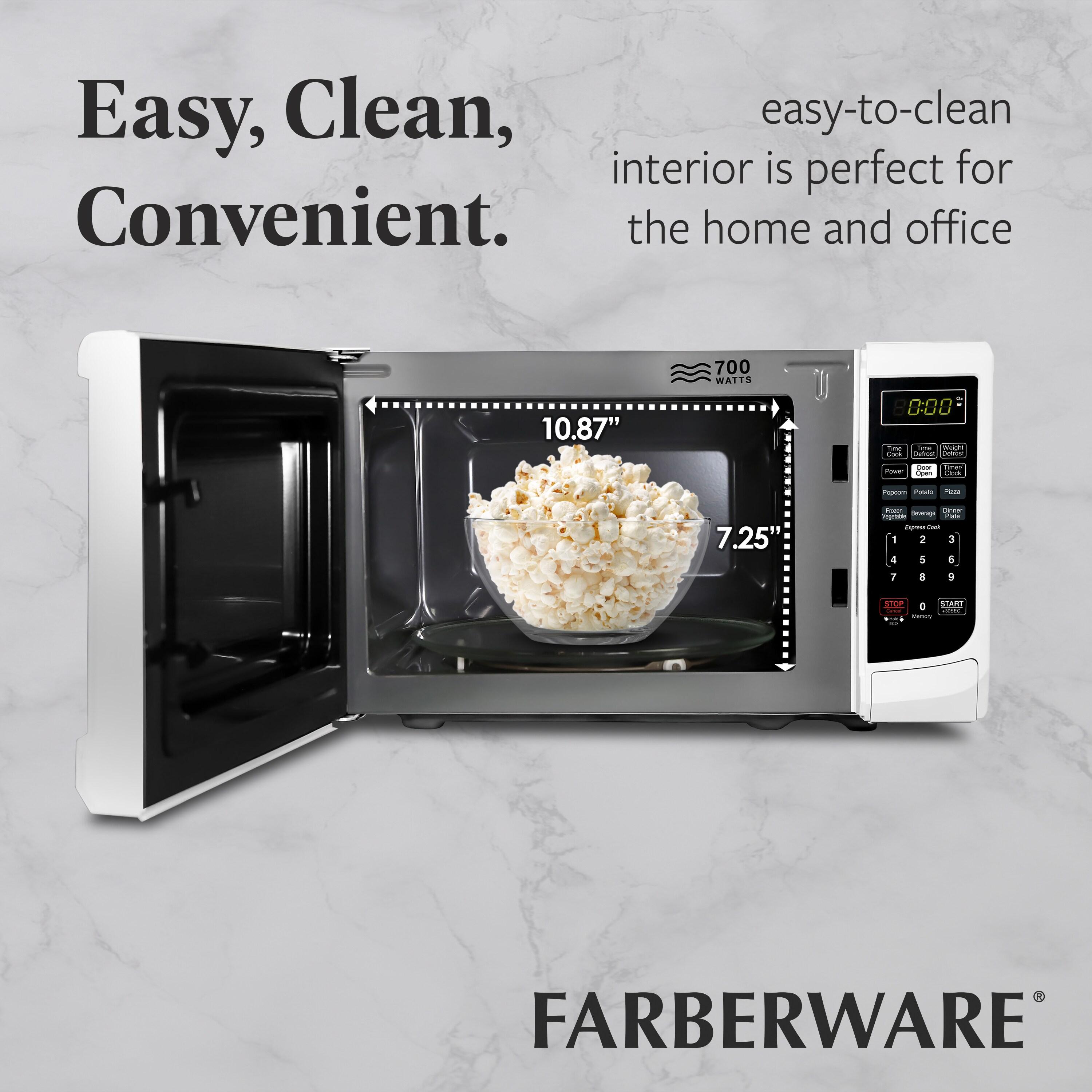Farberware Farberware Countertop Microwave .7 Cu. Ft. 700-Watt Compact Microwave Oven FMO07ABTWHA