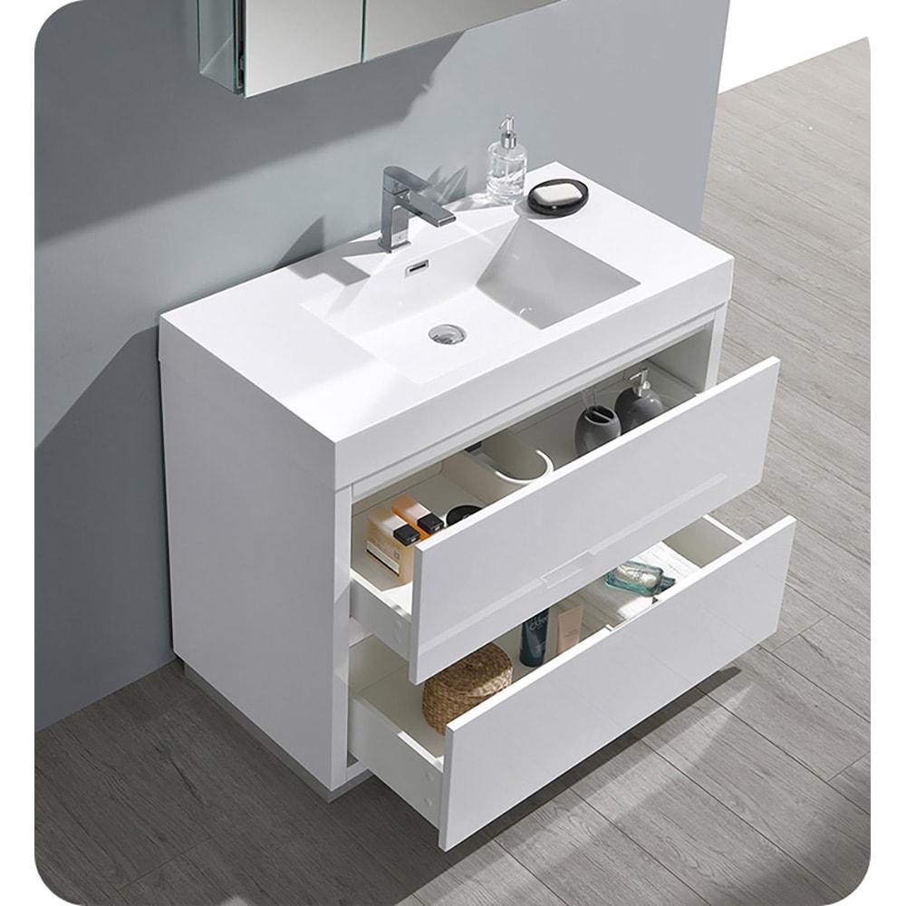 Valencia 40" Freestanding Single Sink Bathroom Vanity Base Only (Top and Sink Not Included)