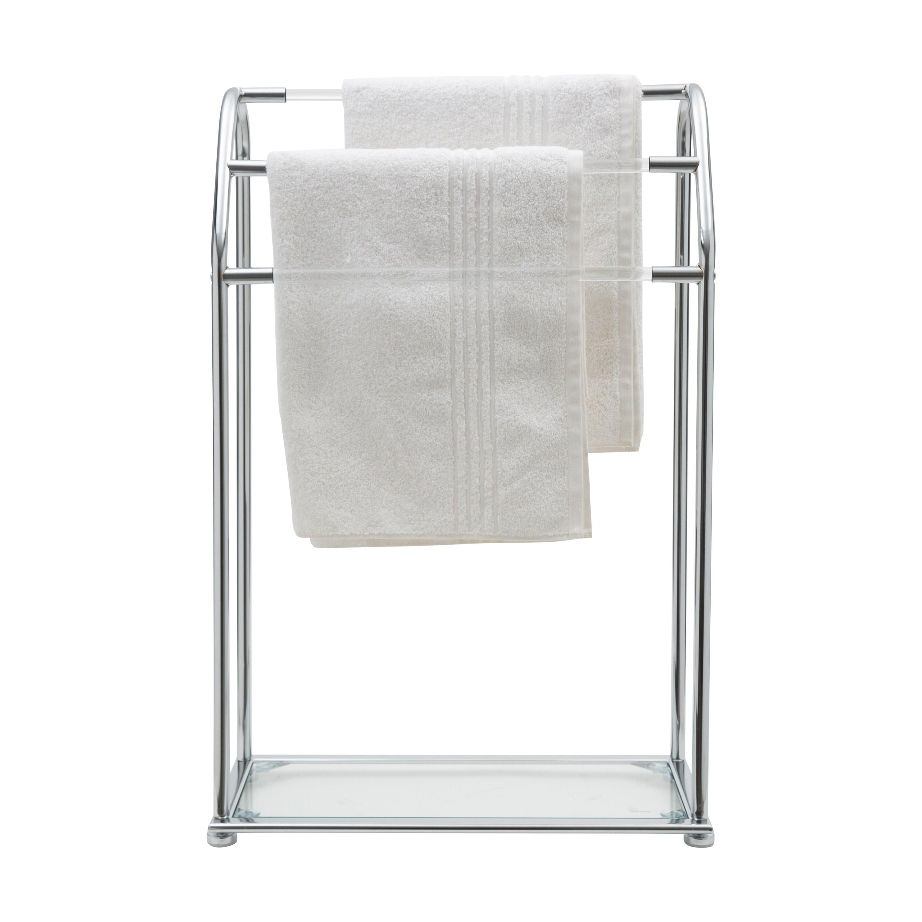 Acrylic 3 Freestanding Towel Stand