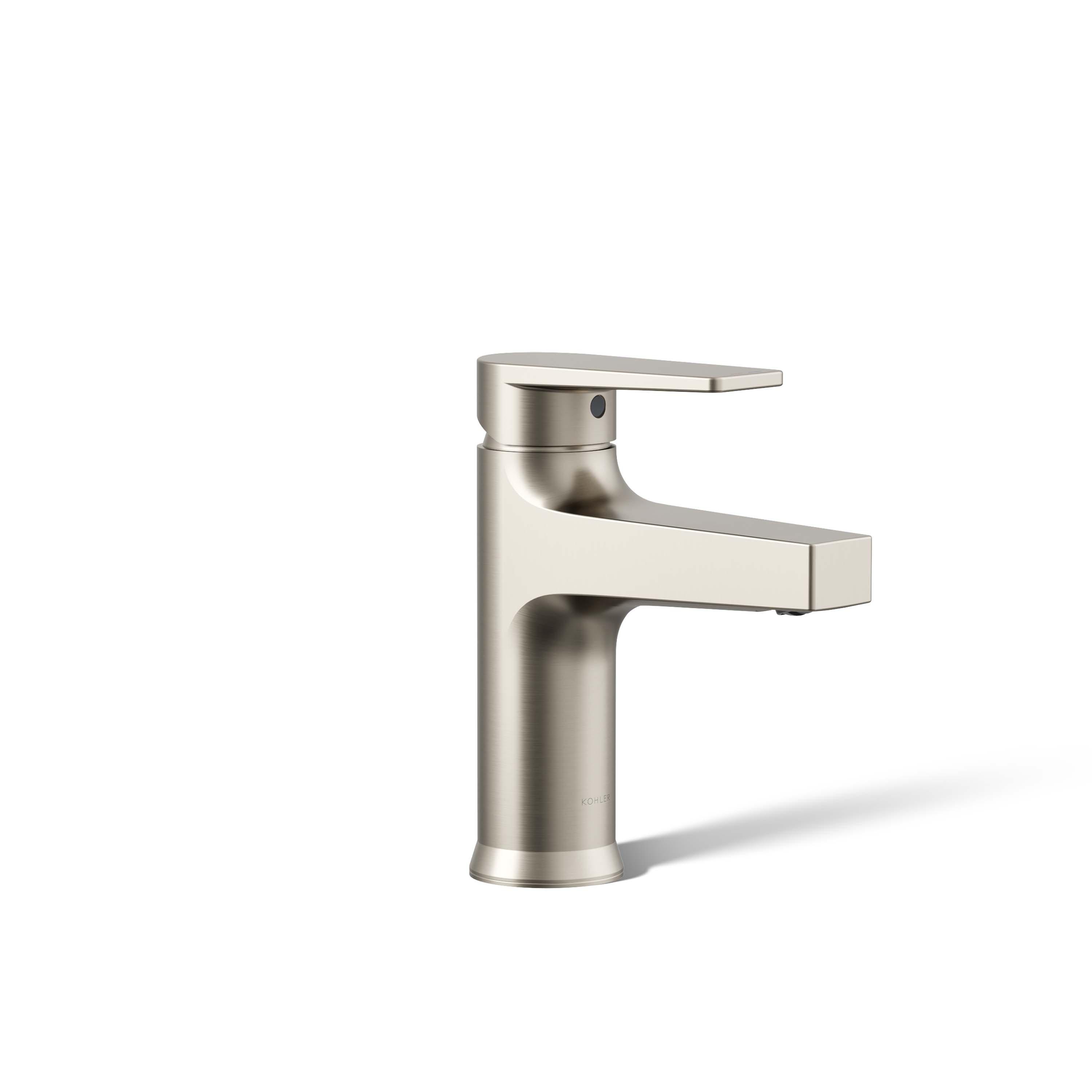 Kohler Taut Single-Handle Bathroom Faucet with Pop-Up Drain Assembly, One Hole Bathroom Sink Faucet, 1.2 gpm