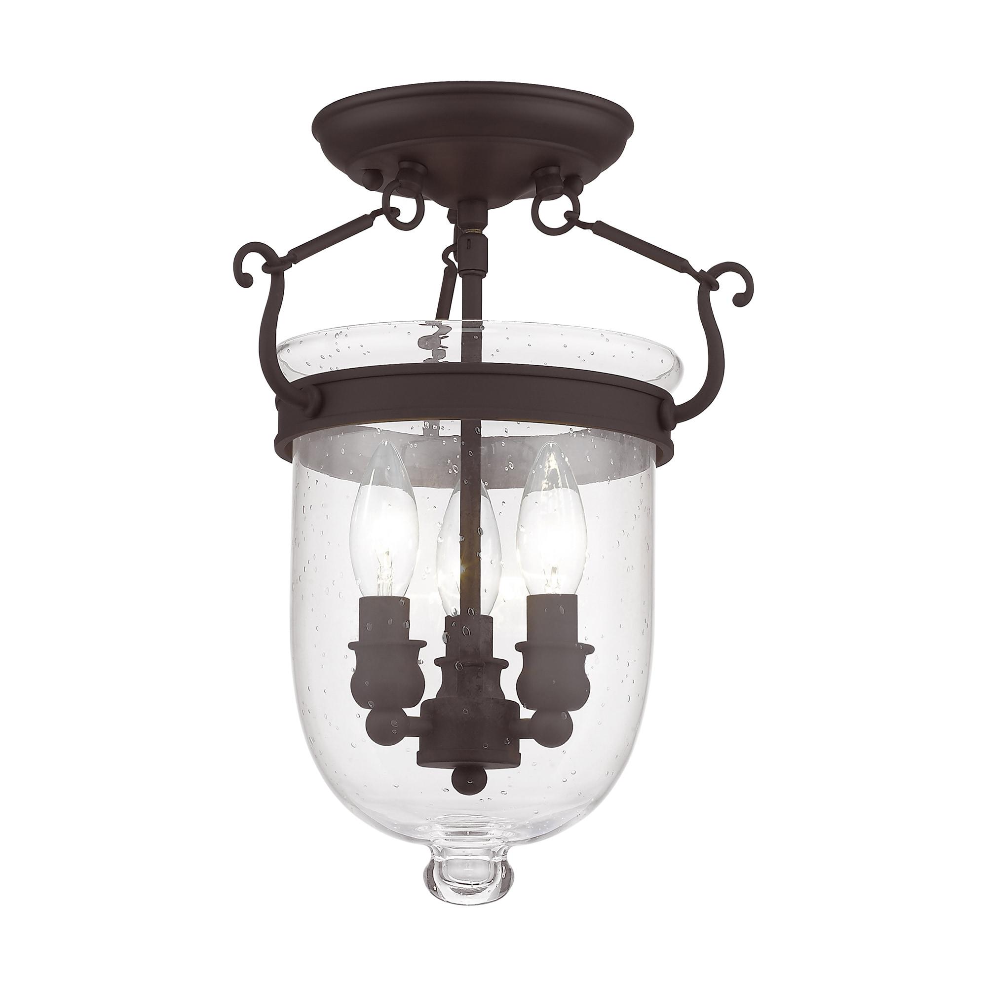 Breakwater Bay Phippsburg Glass Semi Flush Mount