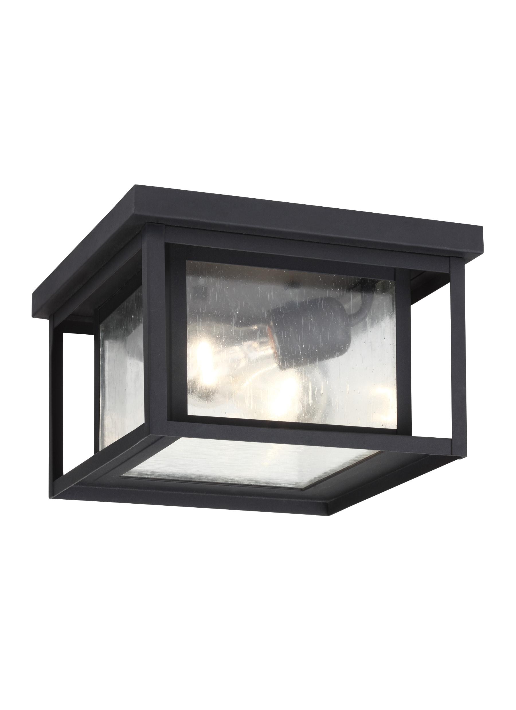 Vermont Seeded Square Outdoor Flush Mount