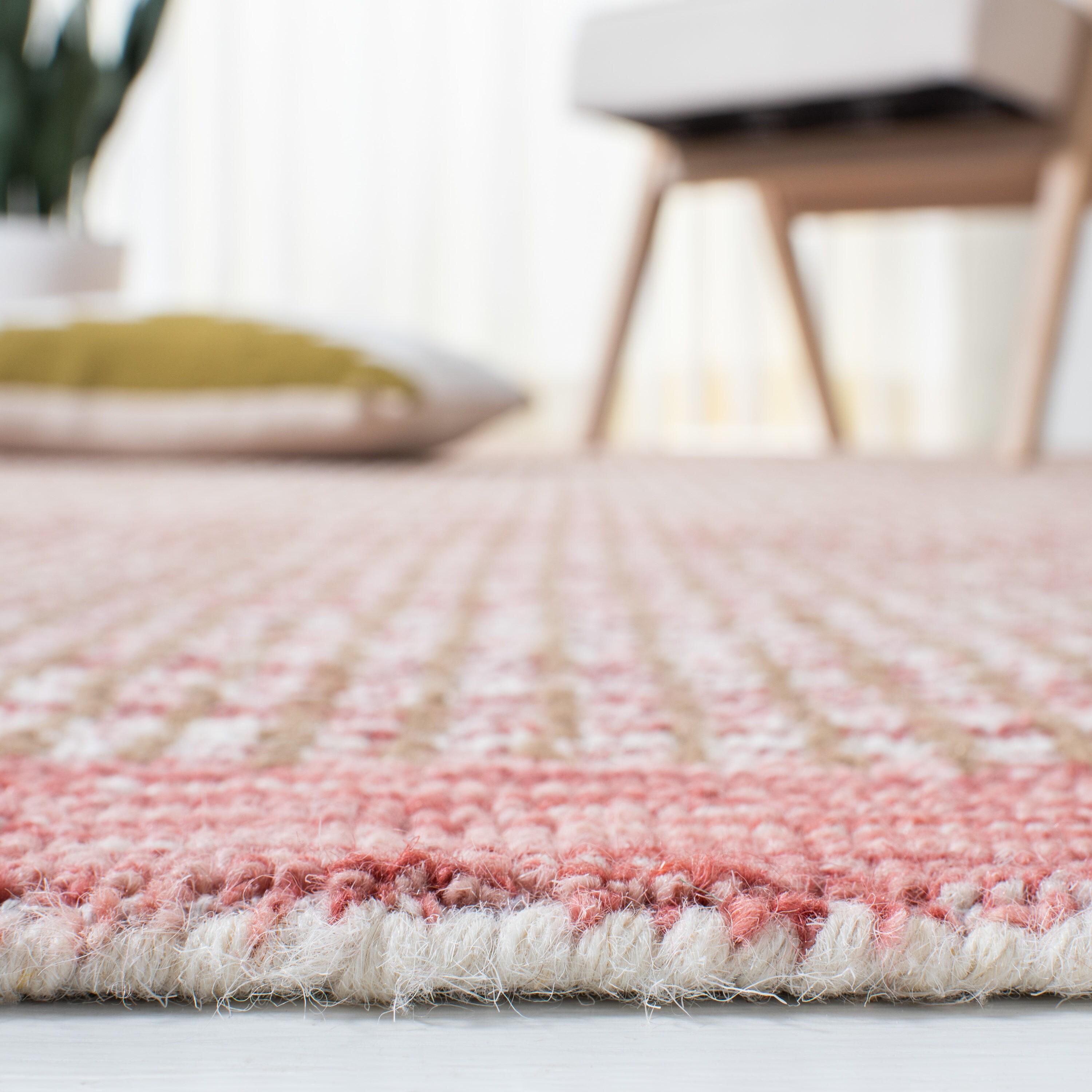 Metro MET151 Hand Tufted Indoor Area Rug - Ivory/Red - 5'x8' - Safavieh