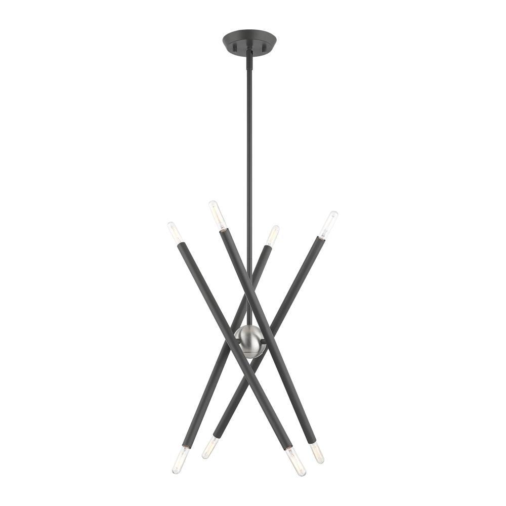 Livex Lighting Soho 8 - Light Chandelier in  Scandinavian Gray
