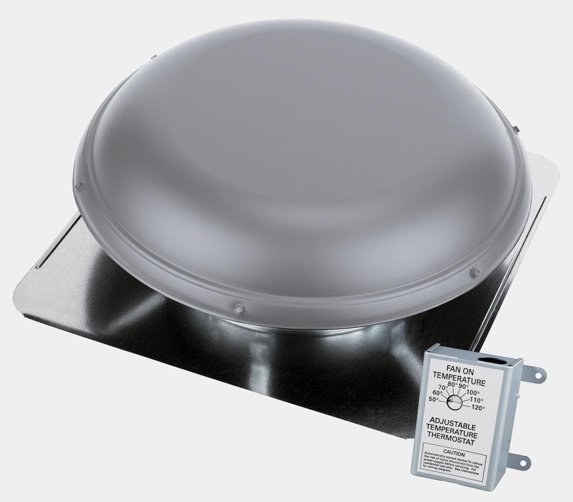 Air Vent Roof Mount Attic Vent with Humidistat/Thermostat