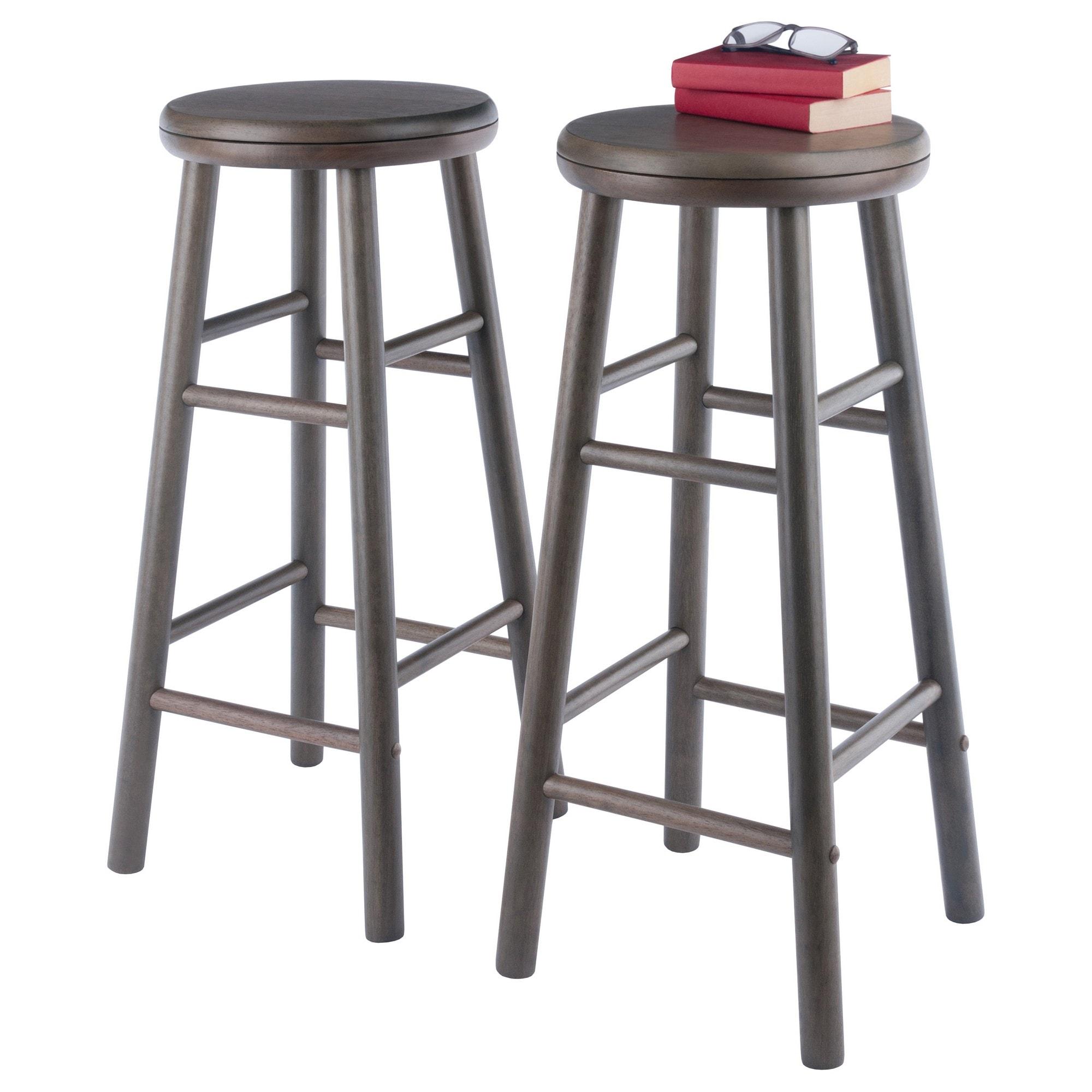 Shelby 2-pc Swivel Seat Counter & Bar Stool (Set of 2)