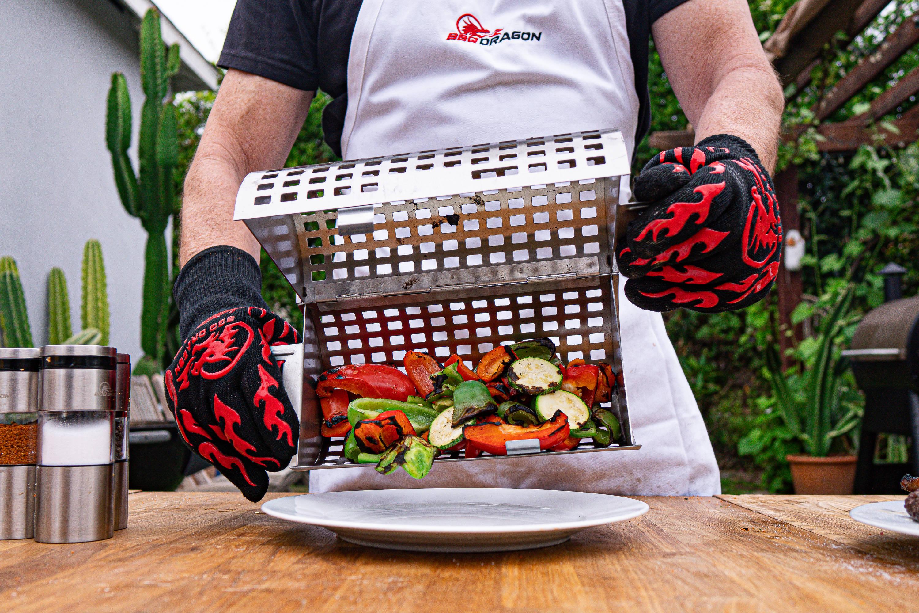 BBQ Dragon Metal Grill Basket