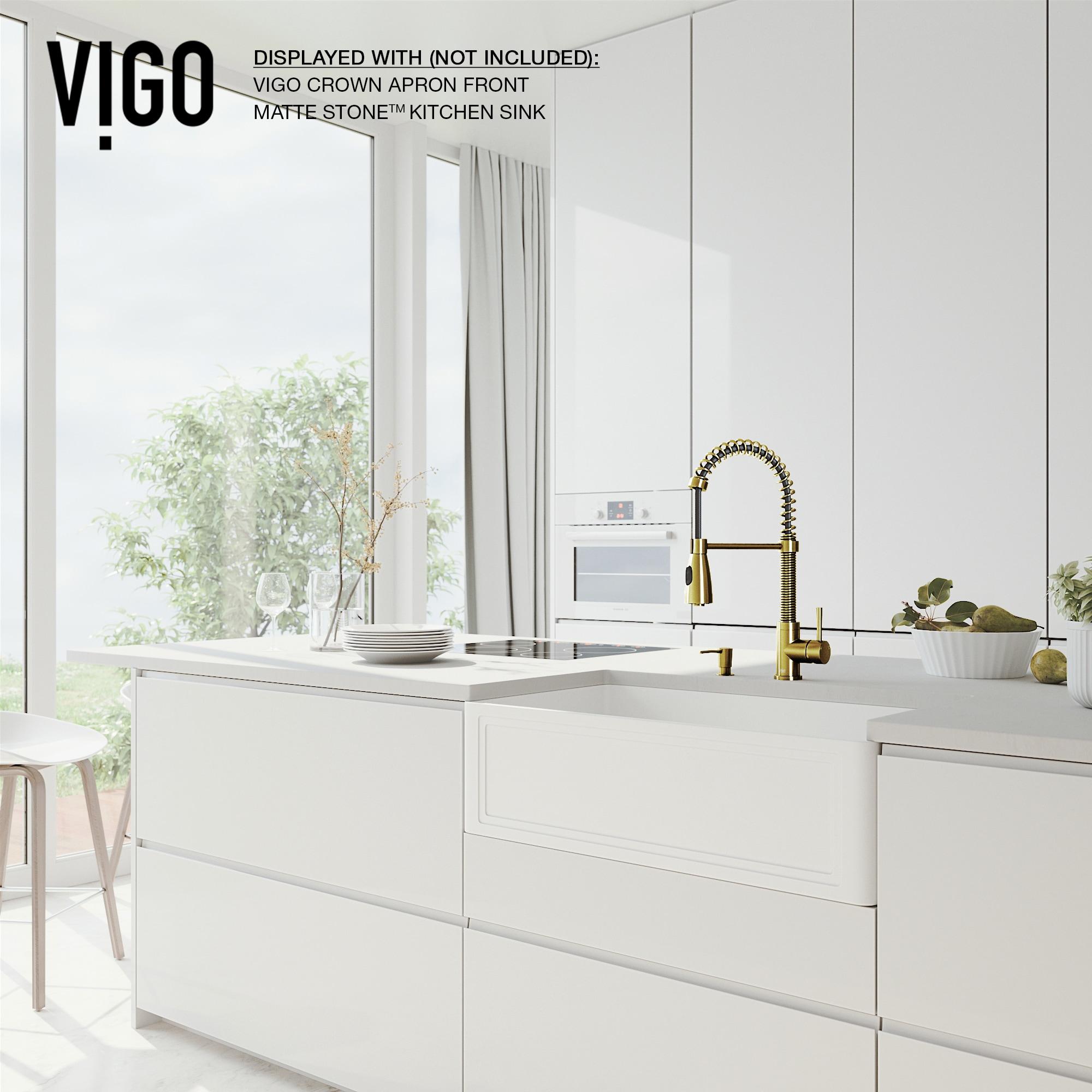 Brant Pull Down Single Handle Kitchen Faucet with Optional Soap Dispenser