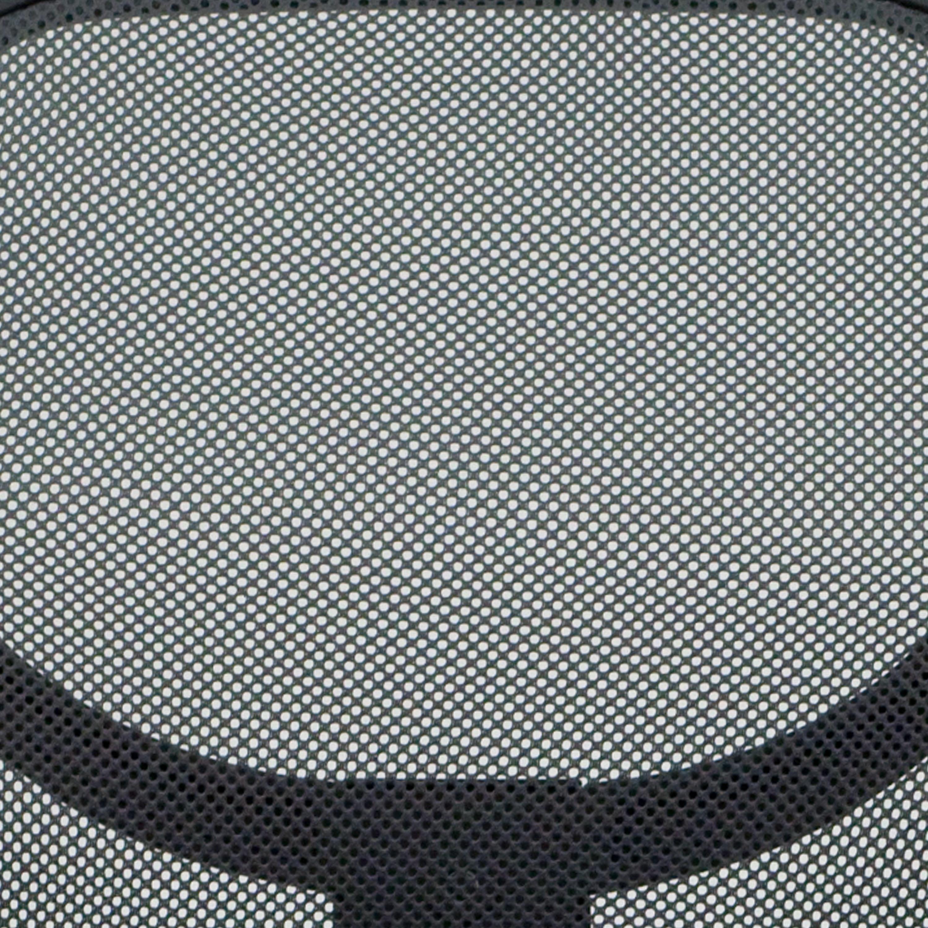 Flash Furniture Low Back Gray Mesh Swivel Task Office Chair with Curved Square Back