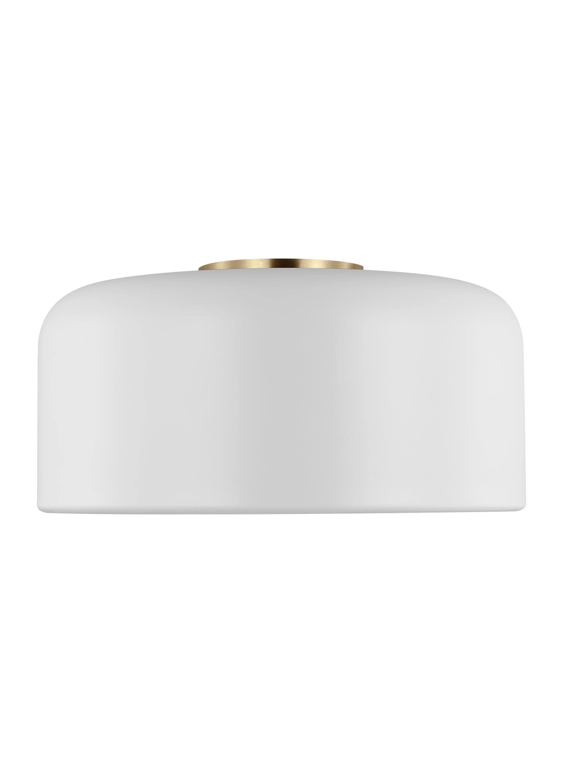 Olaf Flush Mount Light - White / 13.75"Dia