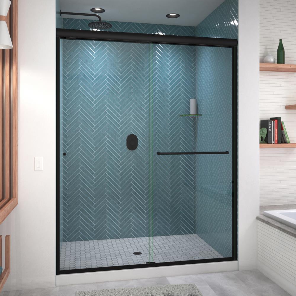 Ese 56" W x 70.5" H Bypass Semi-Frameless Shower Door