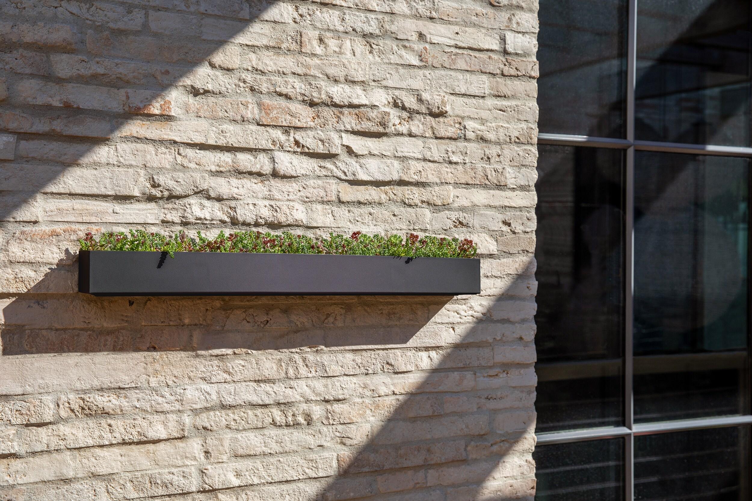 Geo Series Plastic Trough Hanging Planter