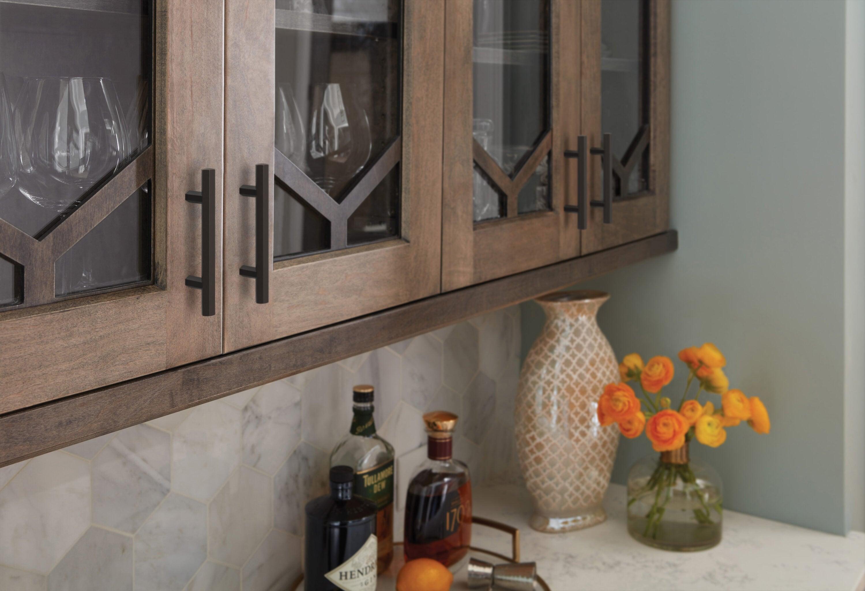 Amerock Caliber 3 inch (76mm) Center-to-Center Oil-Rubbed Bronze Cabinet Pull