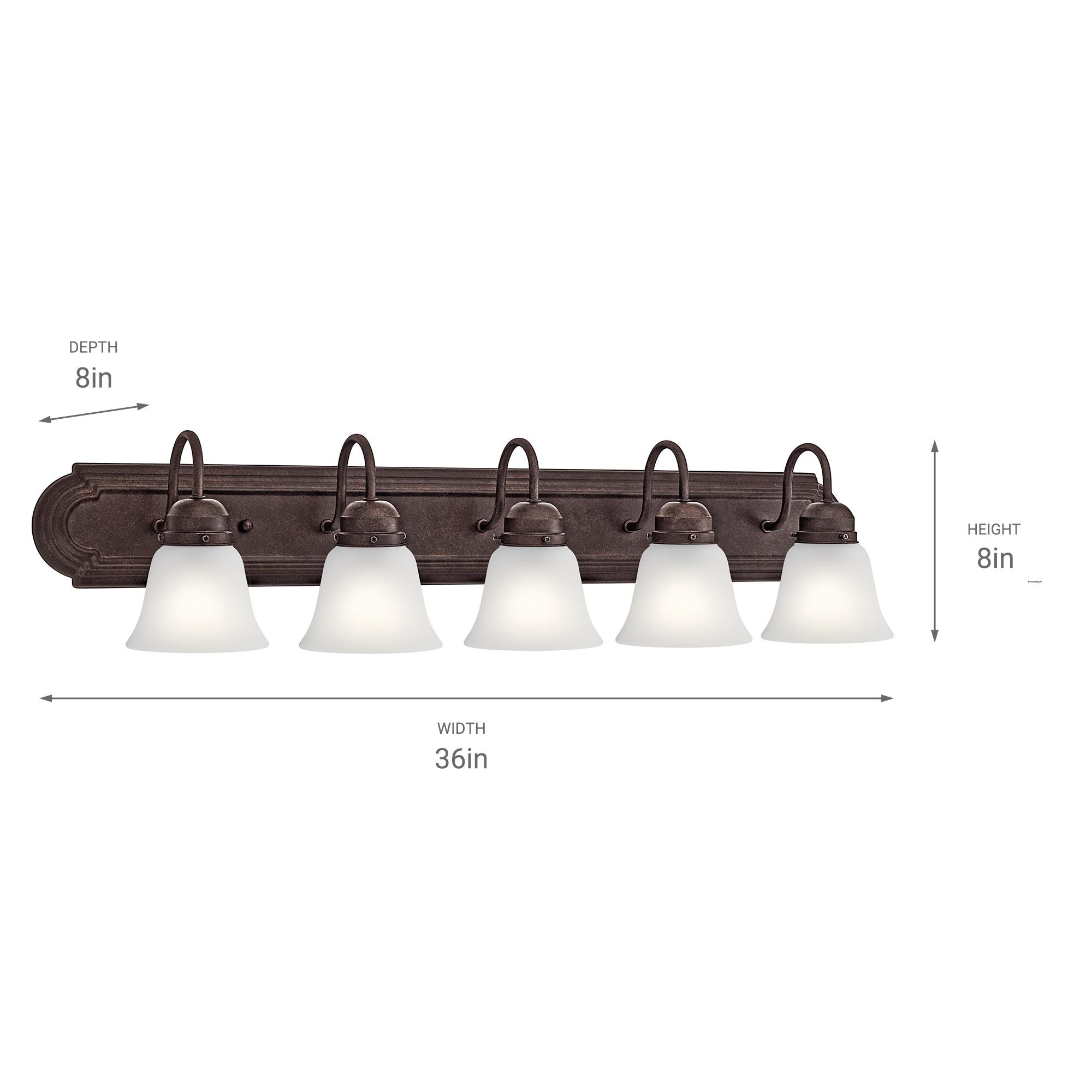 Kichler Lighting 5 - Light Vanity in  Tannery Bronze