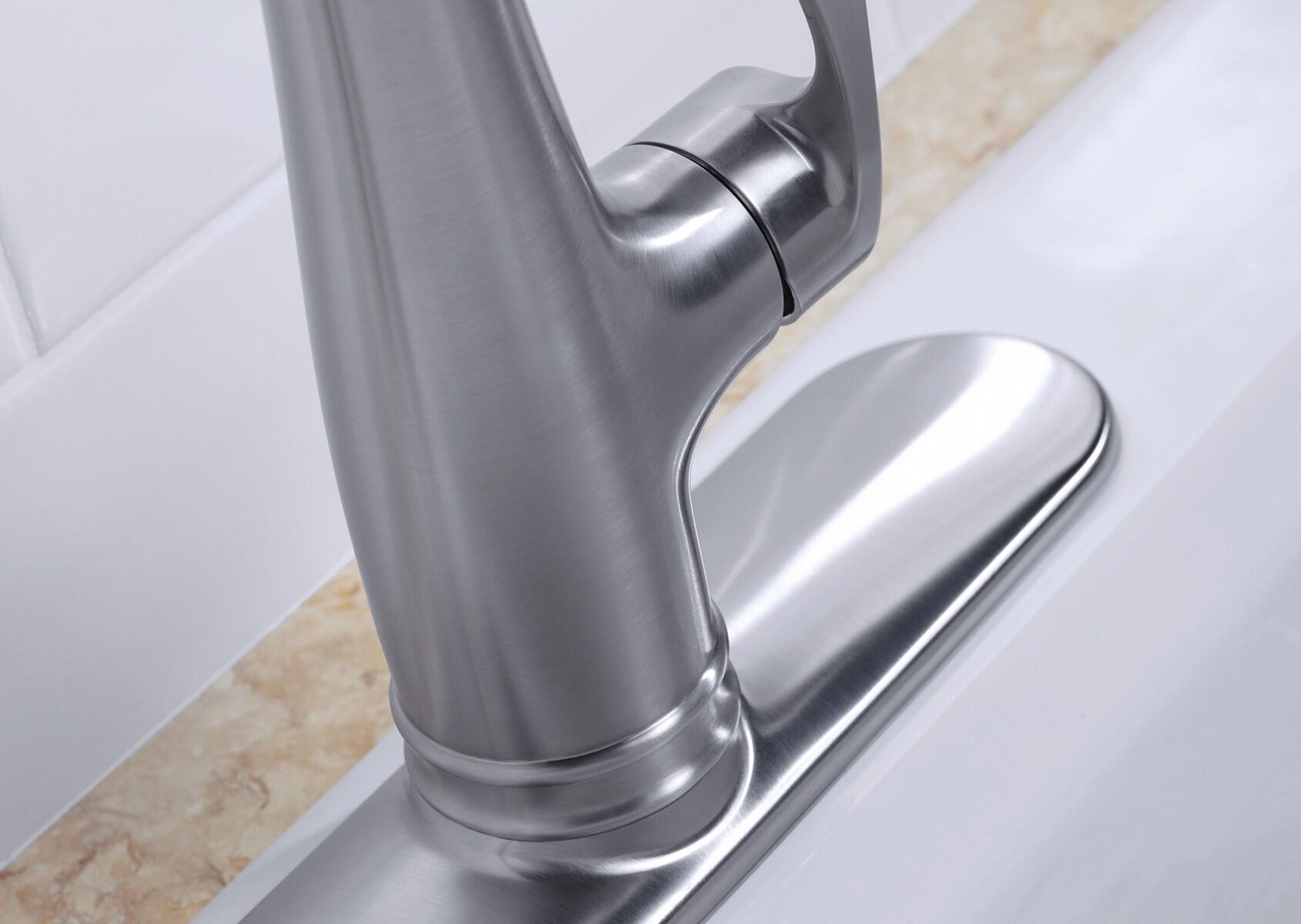 Bellera™ Pull Down Single Handle Kitchen Faucet with Handle and Supply Lines