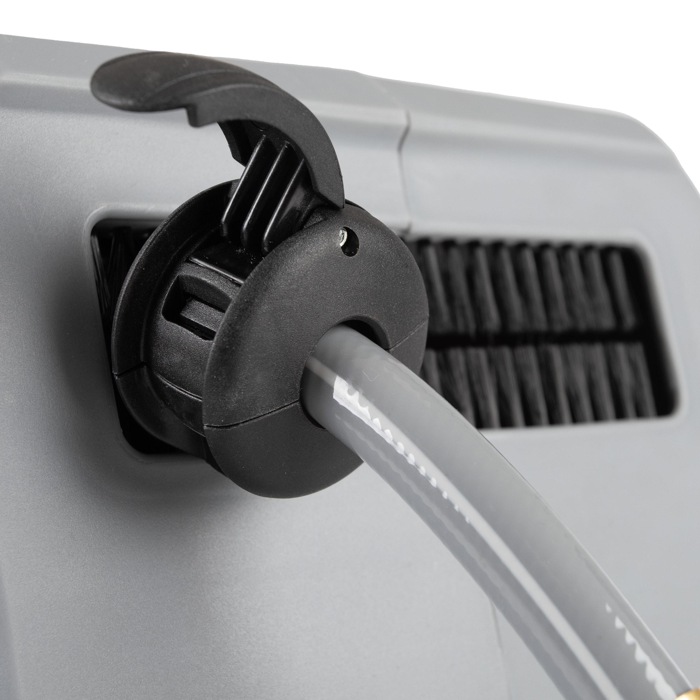 Retractable Hose - 100 FT Garden Hose with 9 Nozzle Patterns - Hose Reel Wall Mount with 180-Degree Swivel Bracket and Auto-Rewind by Pure Garden