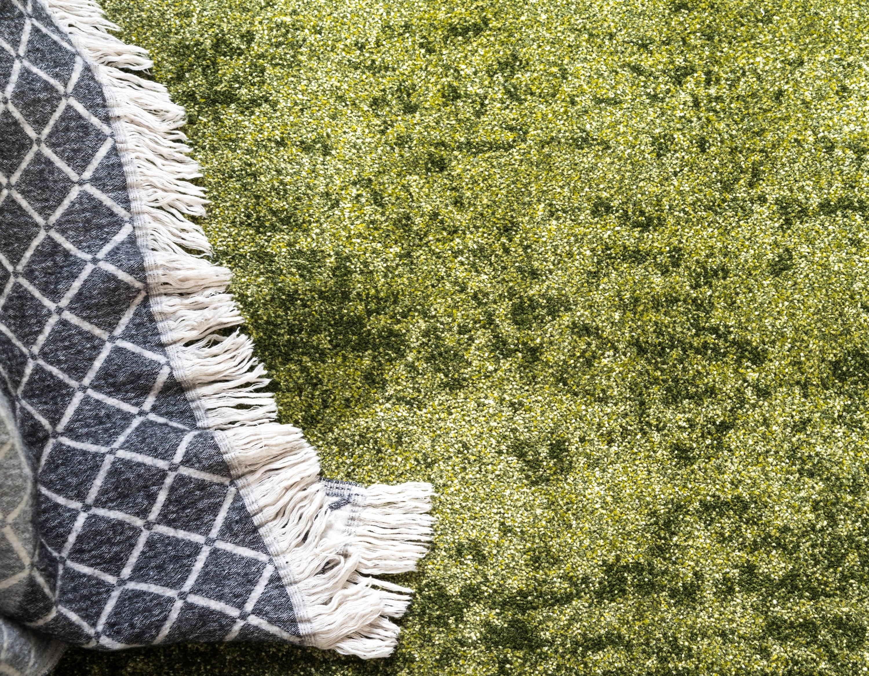 Unique Loom Del Mar Collection Area Rug - Lucille (7' 1" x 10' Rectangle Green/Hunter Green)
