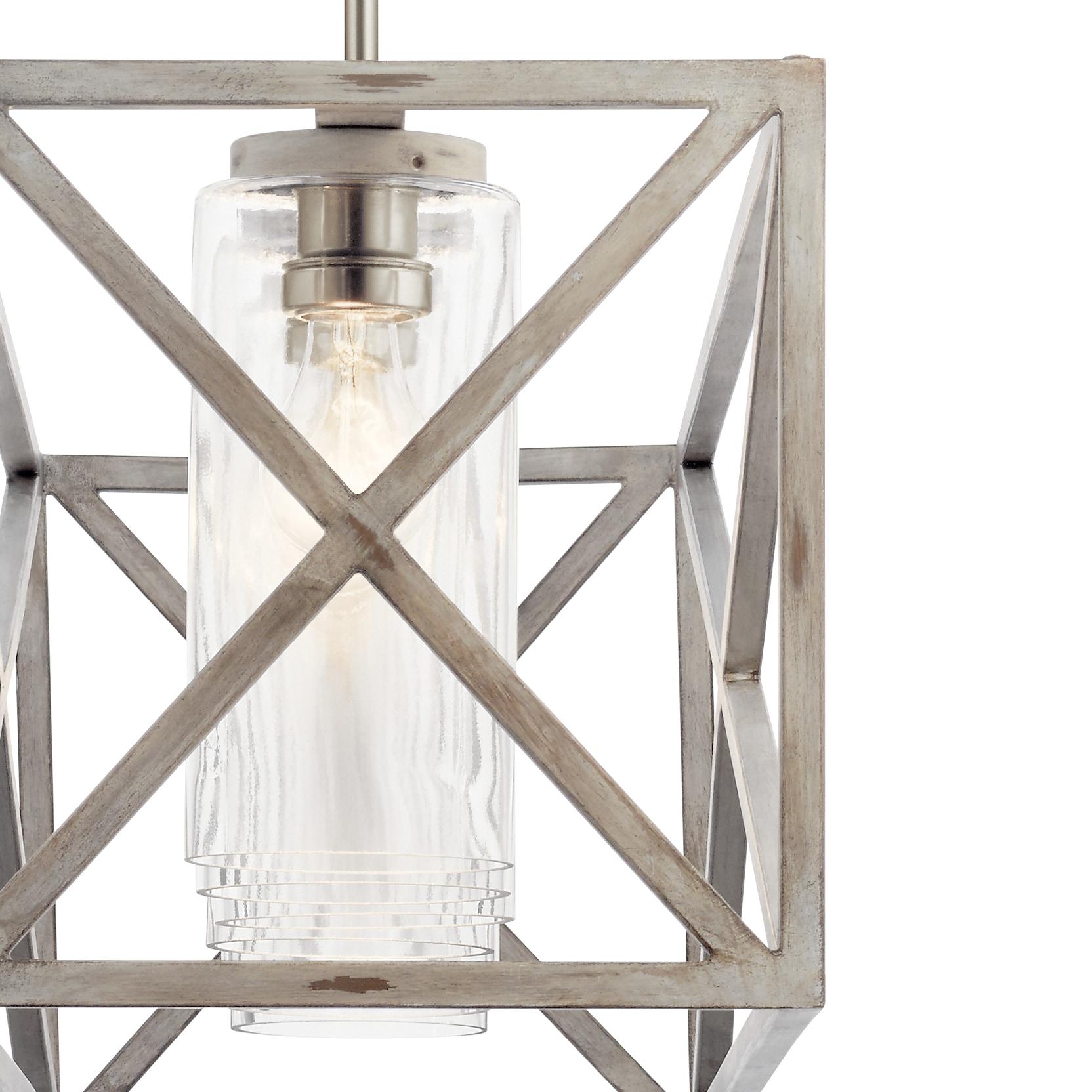 Kichler Lighting Moorgate 7 - Light Chandelier in  Distressed Antique White