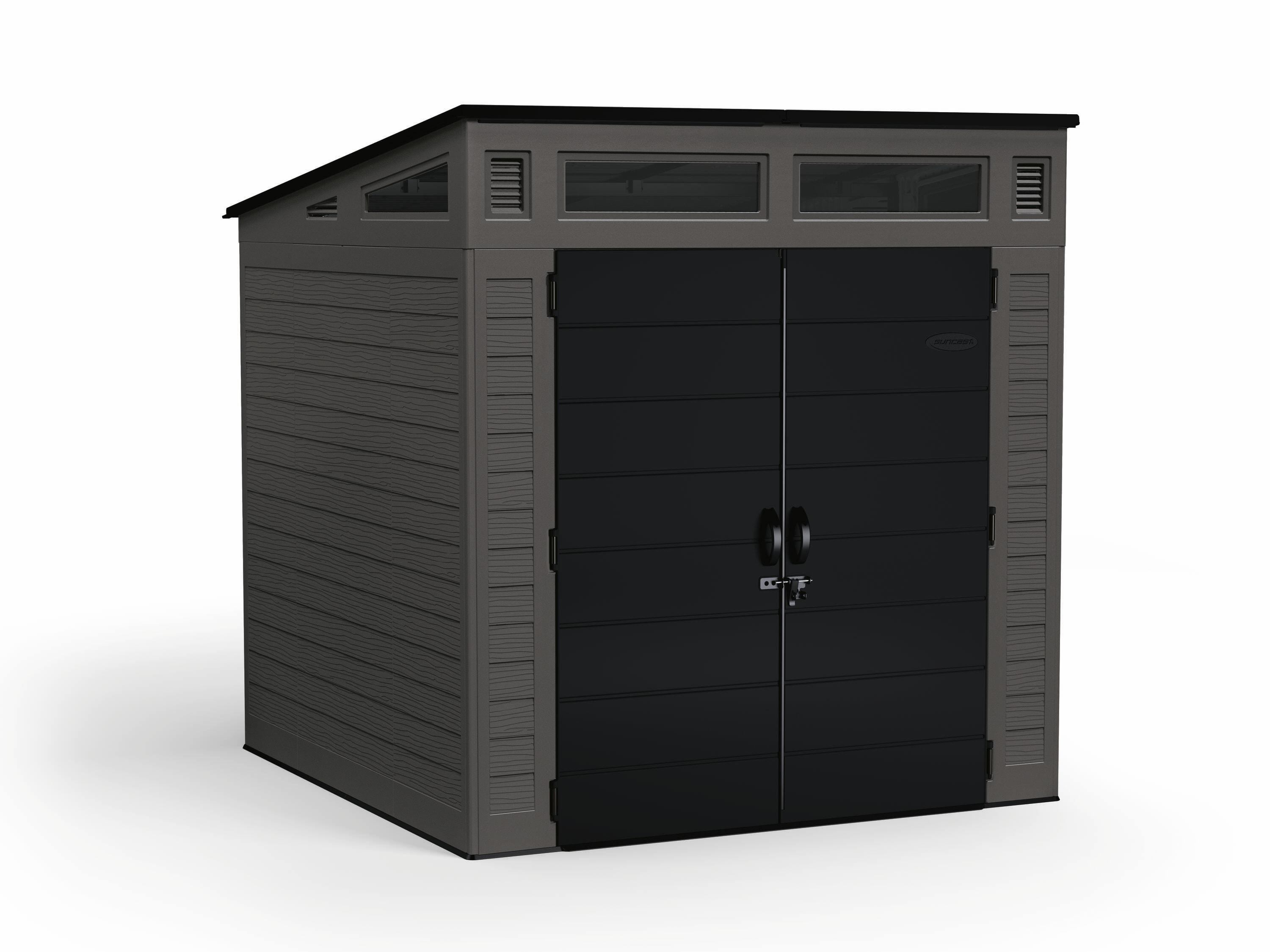 Suncast Suncast Modernist 7 ft. W x 7 ft. D Resin Storage Shed