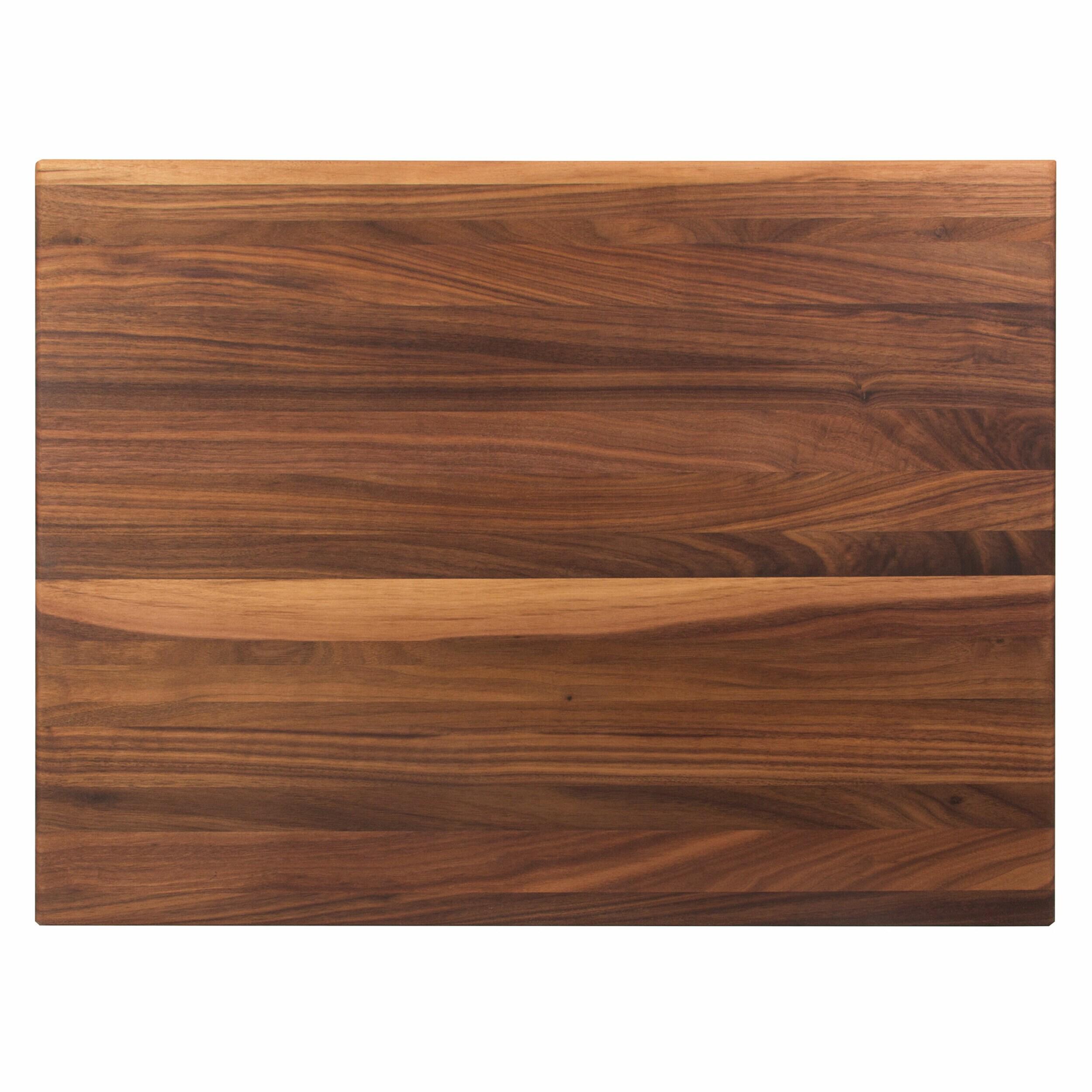 John Boos R-Board Reversible Wood Cutting Board, 24" x 18" x 1 1/2", Walnut