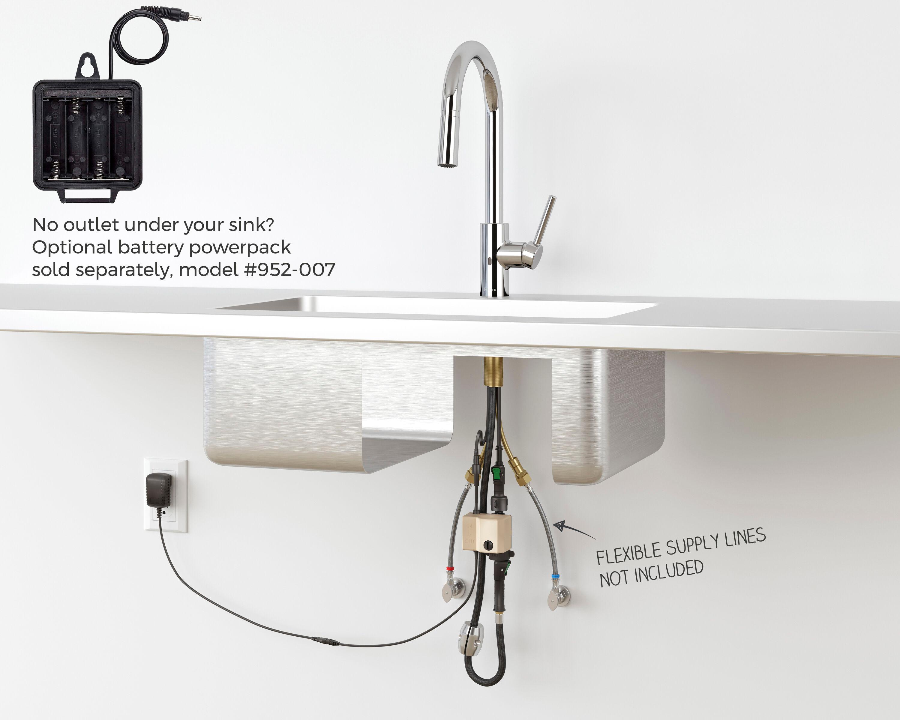 Stellen Pull Down Touchless Single Handle Kitchen Faucet