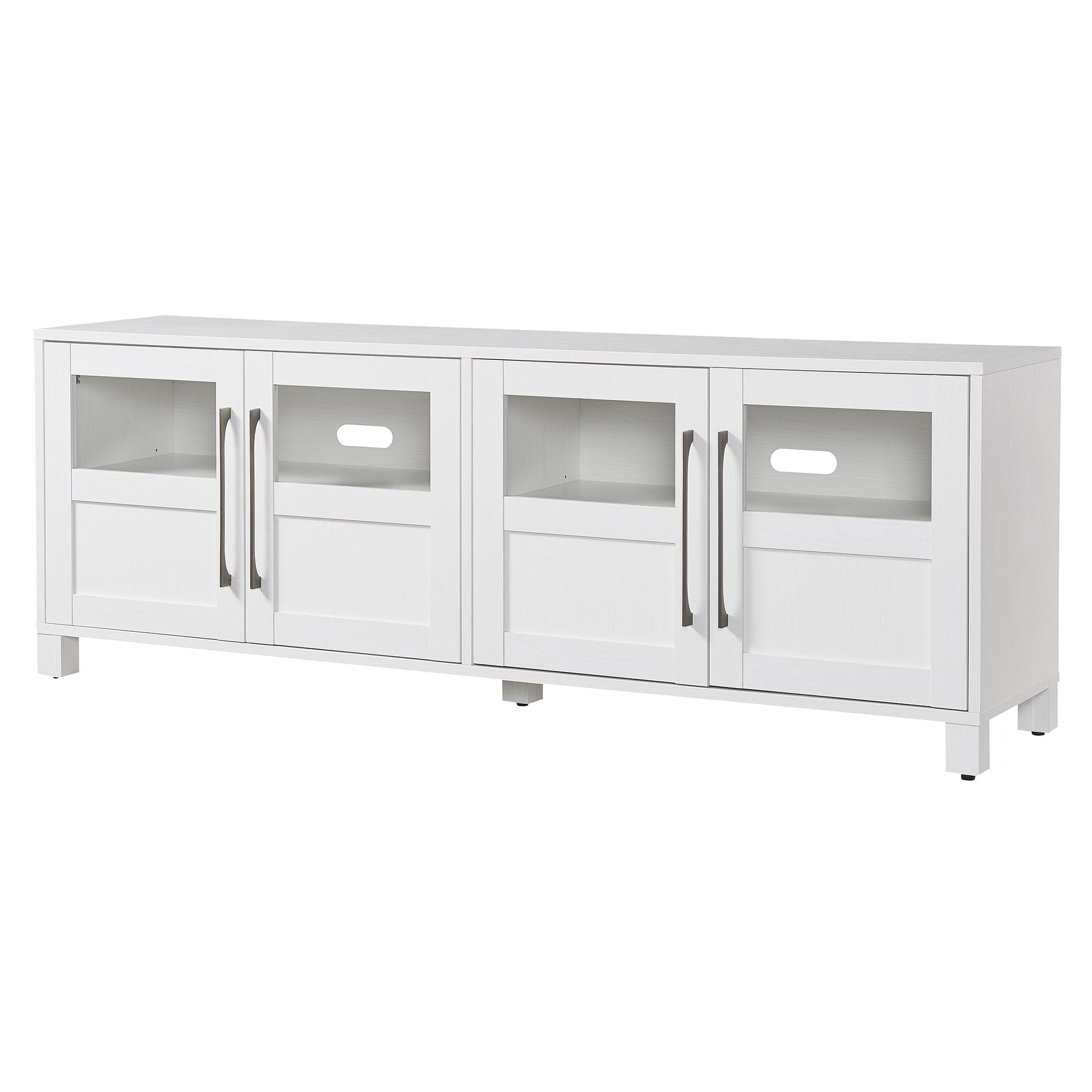 Evelyn&Zoe Holbrook Rectangular TV Stand for TV's up to 75", White