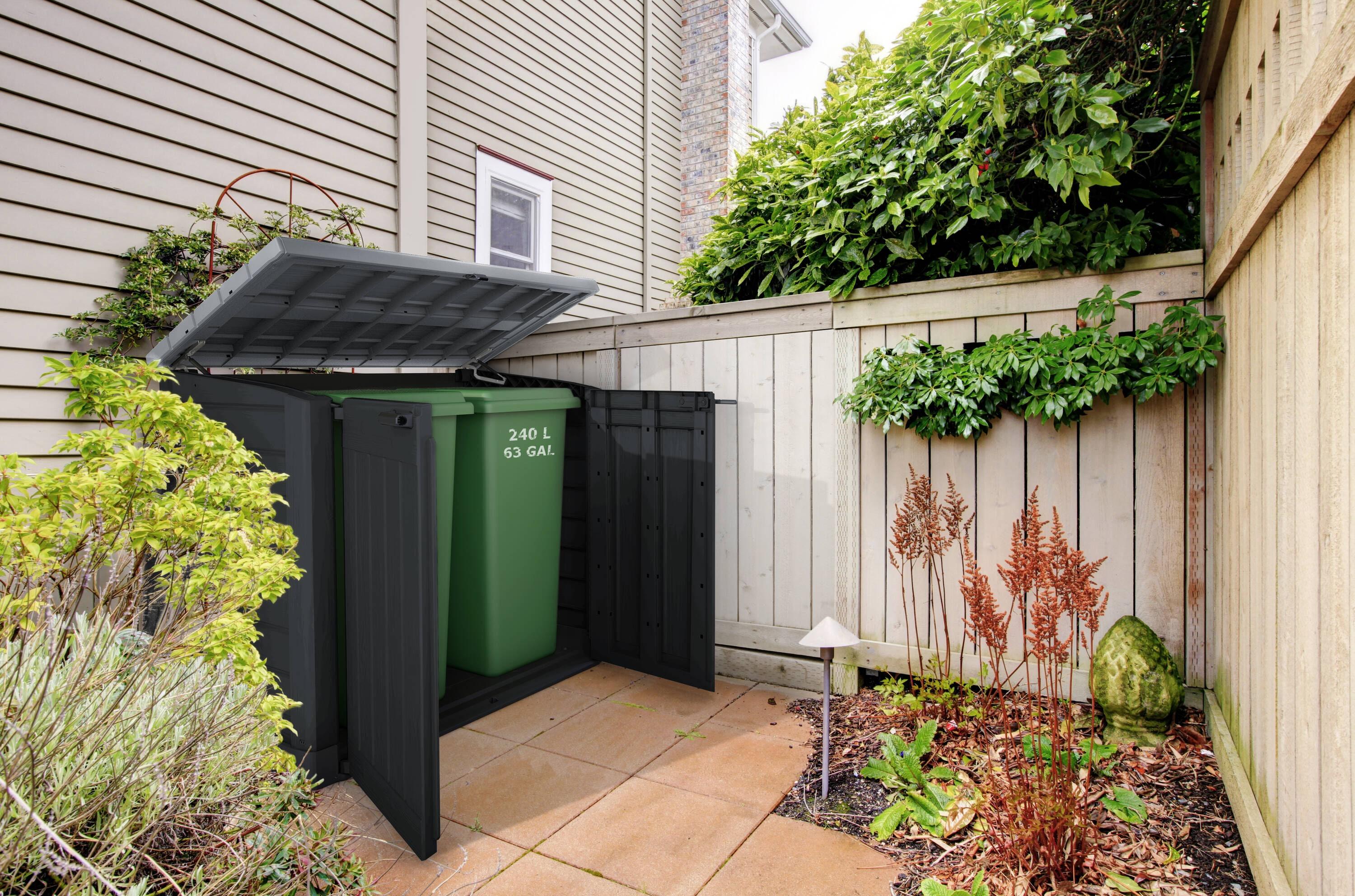 Keter Keter Store It Out Prime Durable Resin Outdoor Storage Shed With Floor and Double Doors for Garden Patio Furniture and Tools