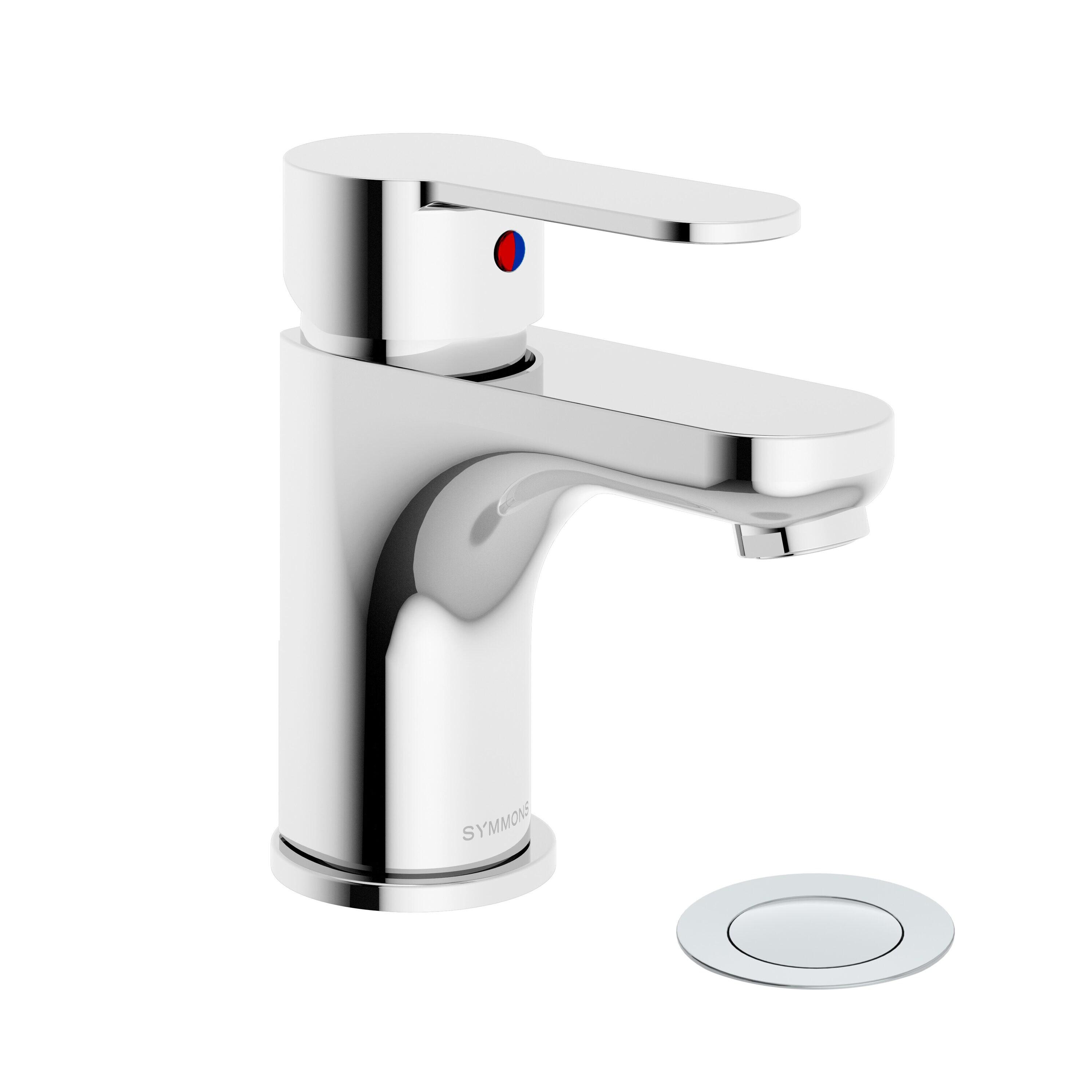 Identity Single-handle Bathroom Faucet with Push Pop Drain