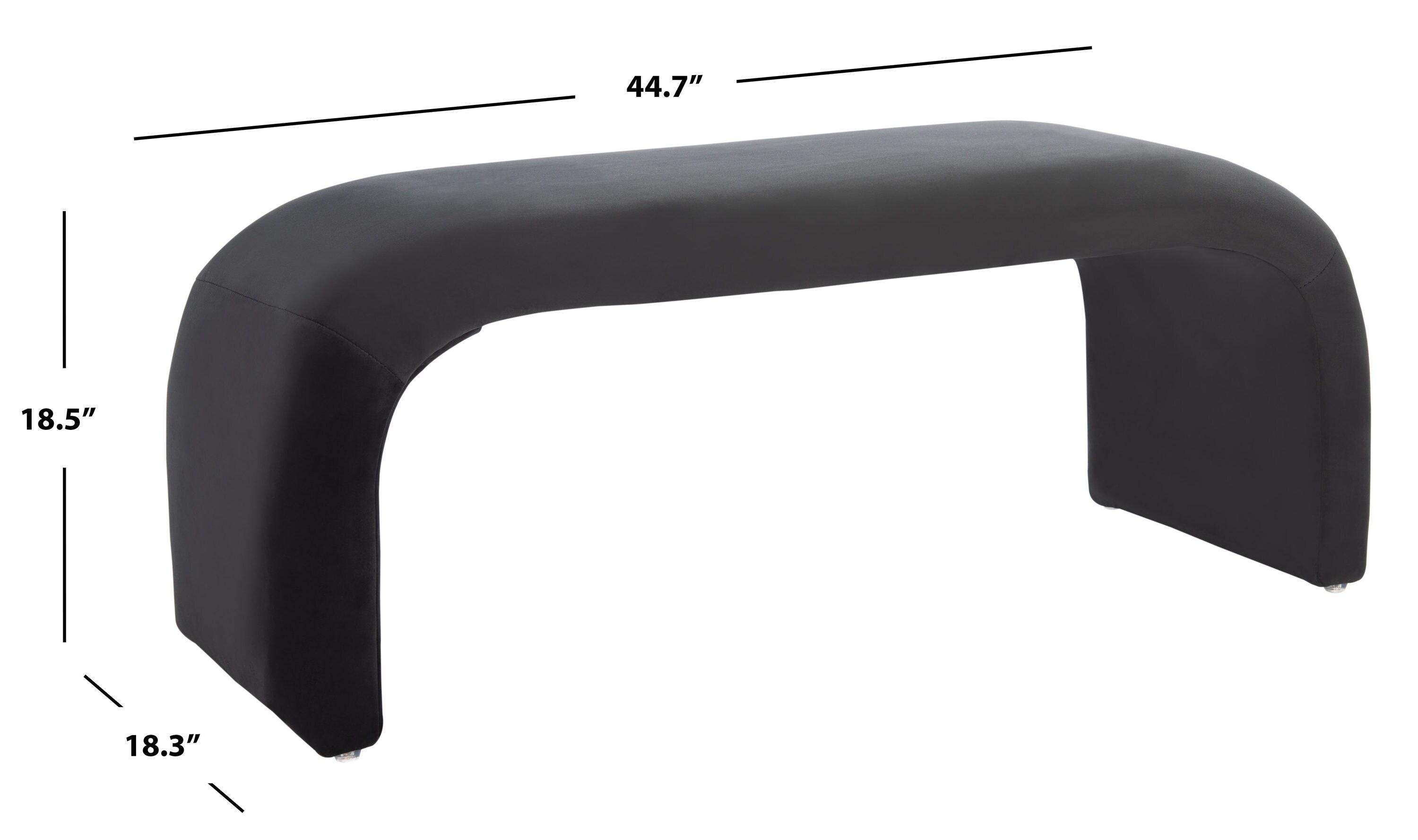 Tenko Bench - Black - Safavieh