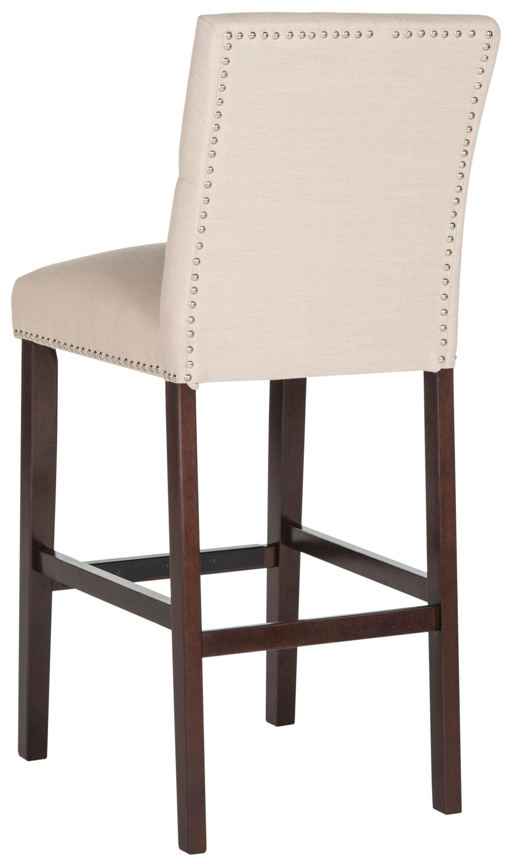 McLoud Upholstered Counter Stool with Solid Wood Frame