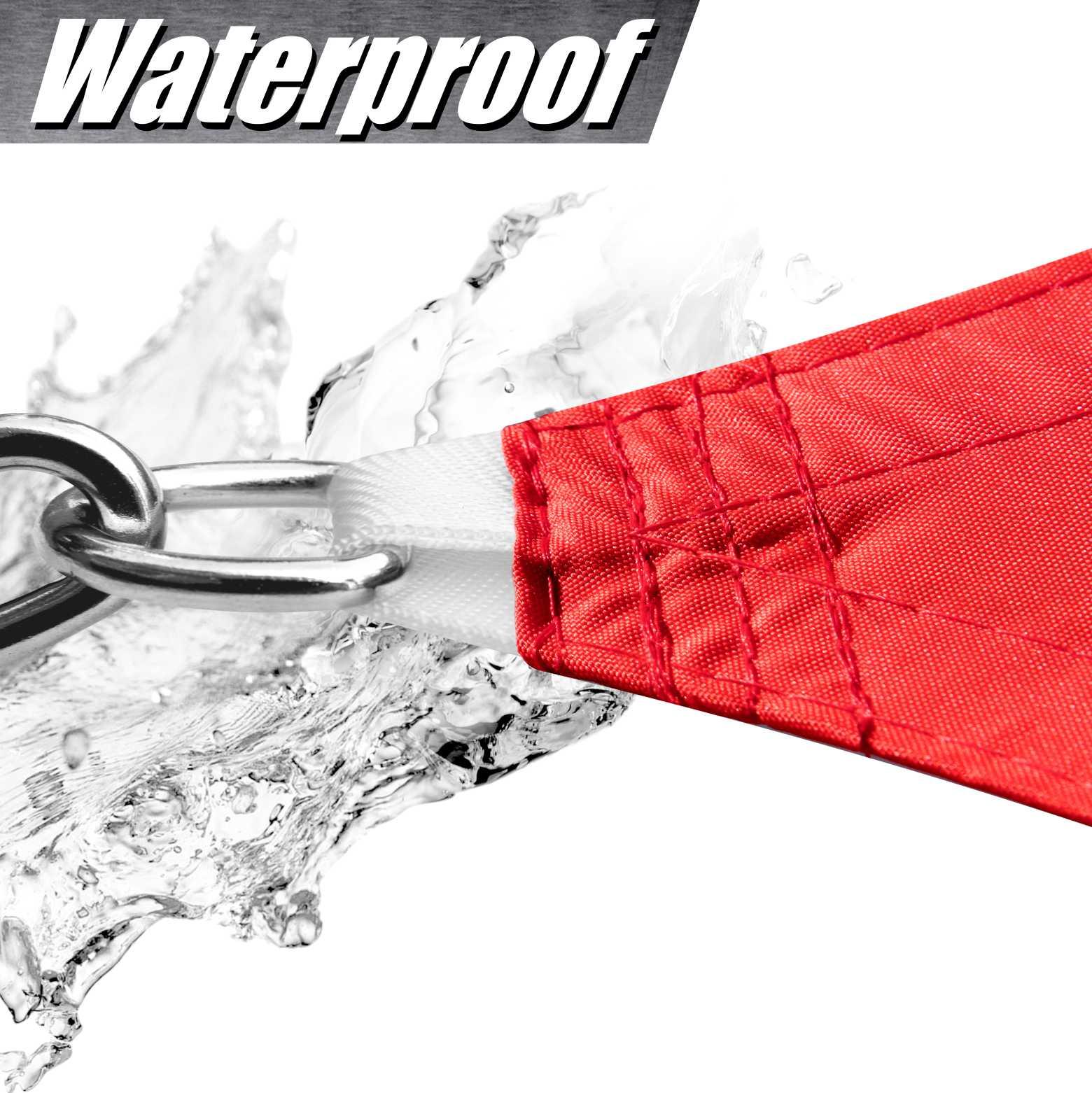 Colourtree Customize Waterproof 14' x 14' Square Sun Shade Sail