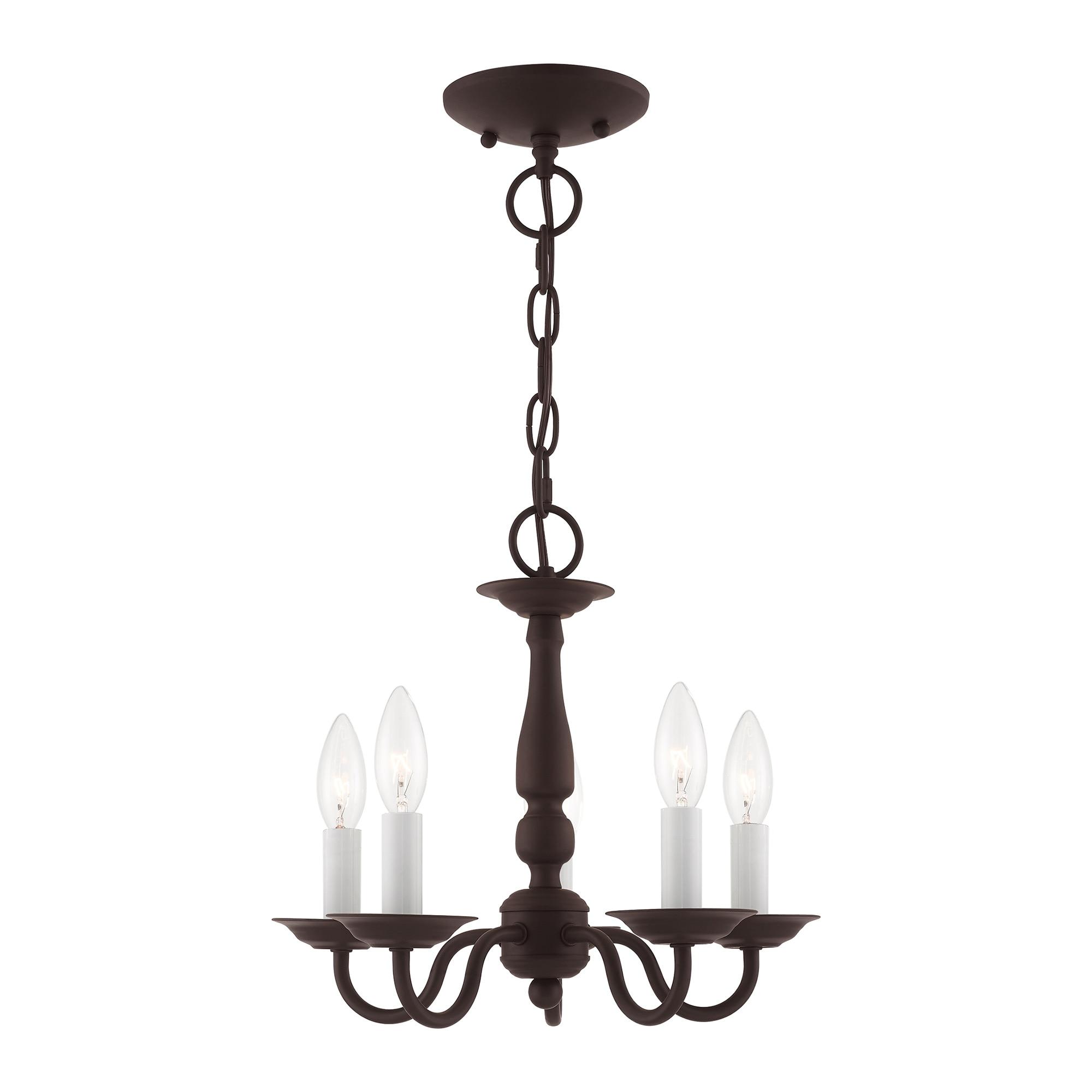 Livex Lighting Williamsburgh 5 - Light Chandelier in  Bronze