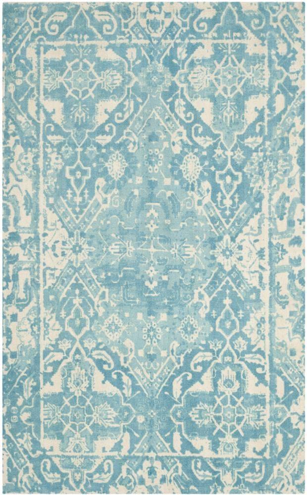 Restoration Vintage Hand Tufted Wool Oriental Rug