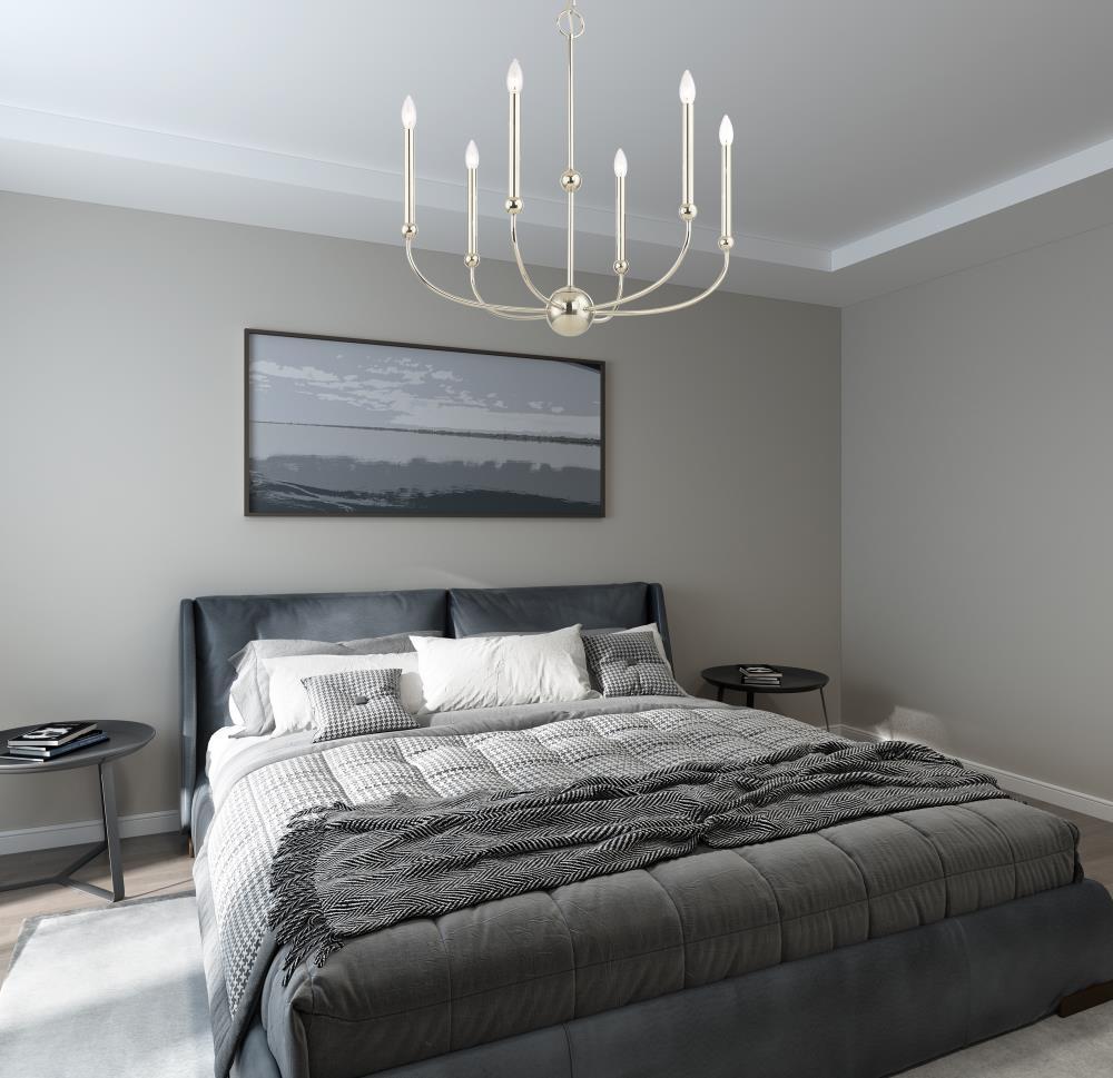 6 - Light Dimmable Chandelier