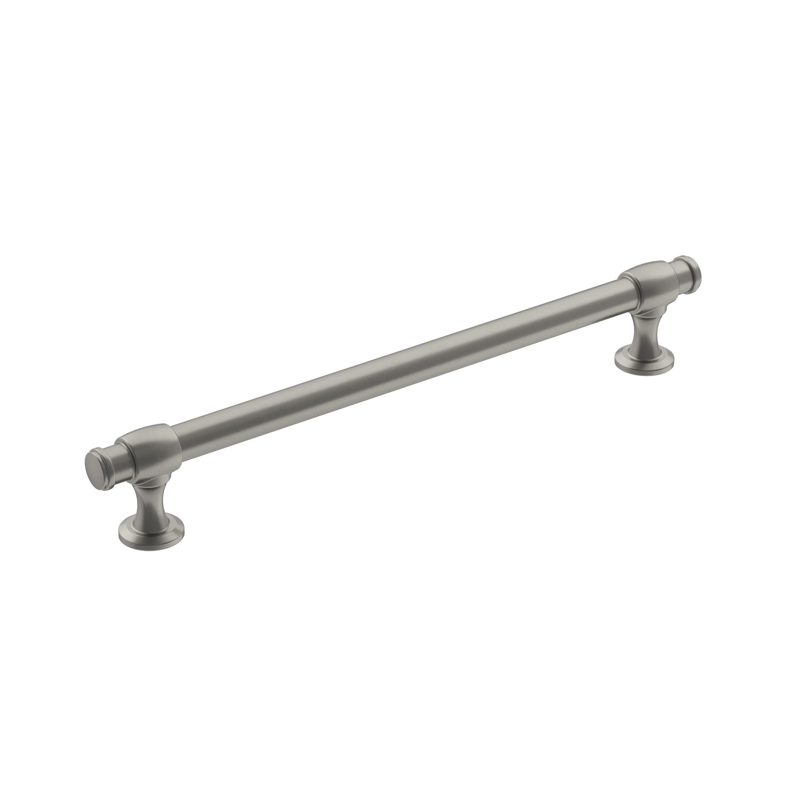 Amerock Winsome 7-9/16 inch (192mm) Center-to-Center Satin Nickel Cabinet Pull