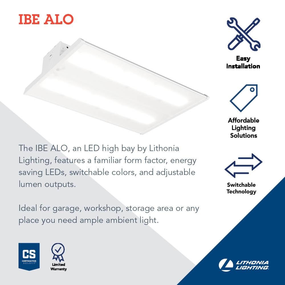 Lithonia Lighting Dimmable Rectangle High Bay Ceiling Light