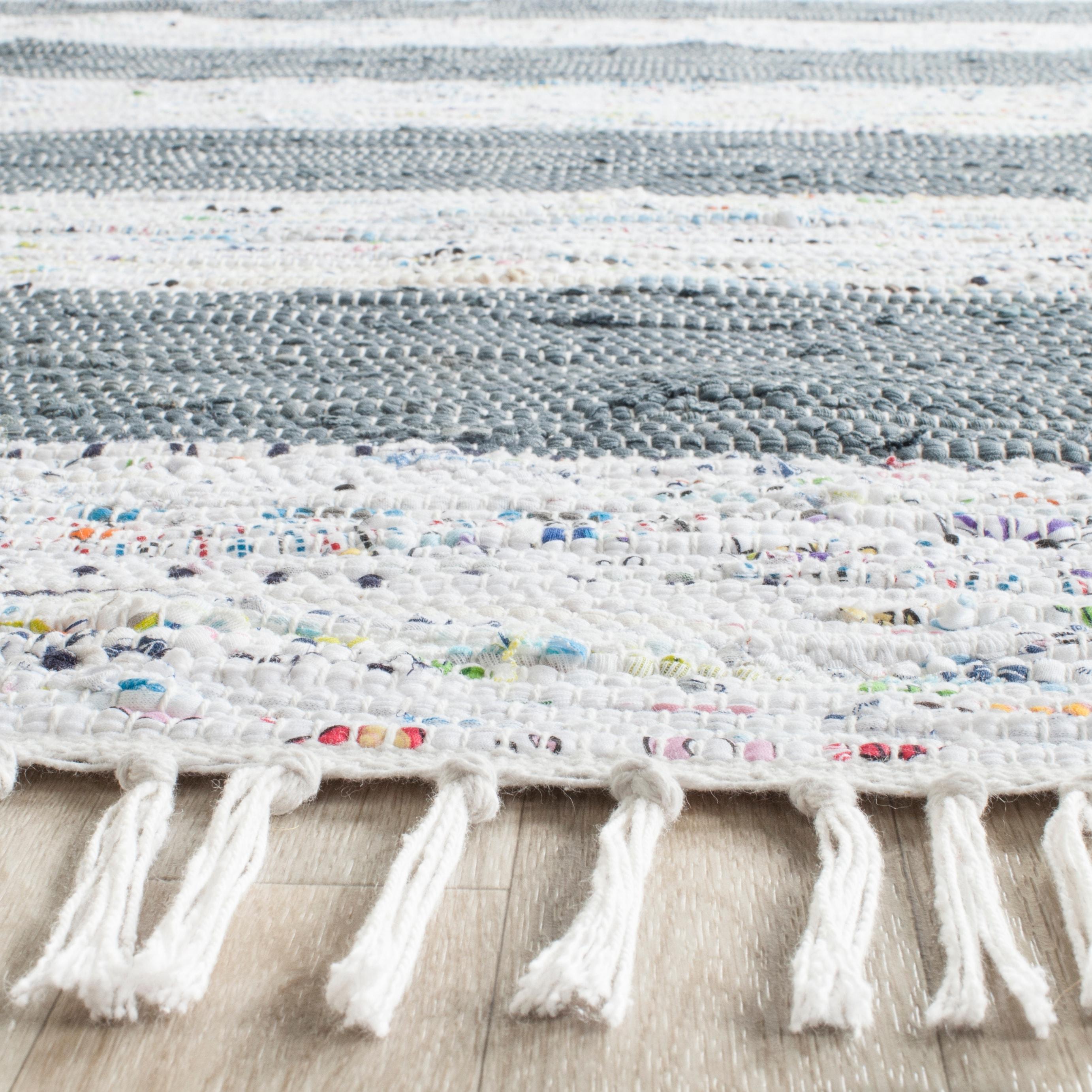 Yokum Hand Woven Cotton Striped Rug