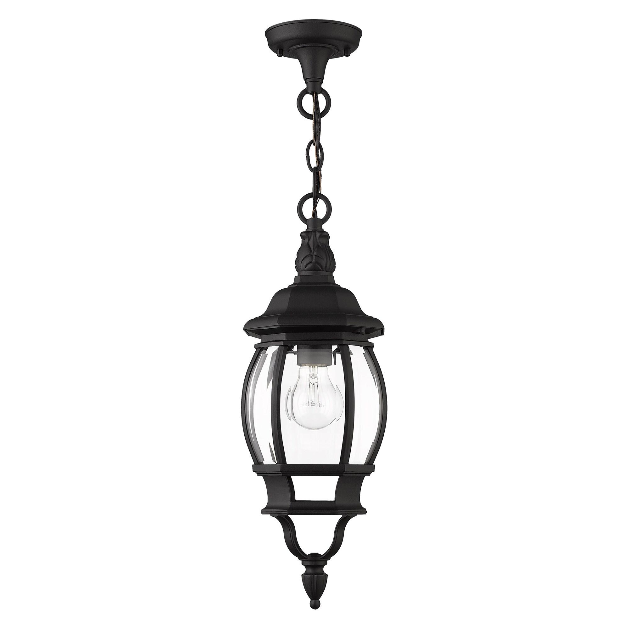 Livex Lighting Frontec 1 - Light Pendant in  Textured Black