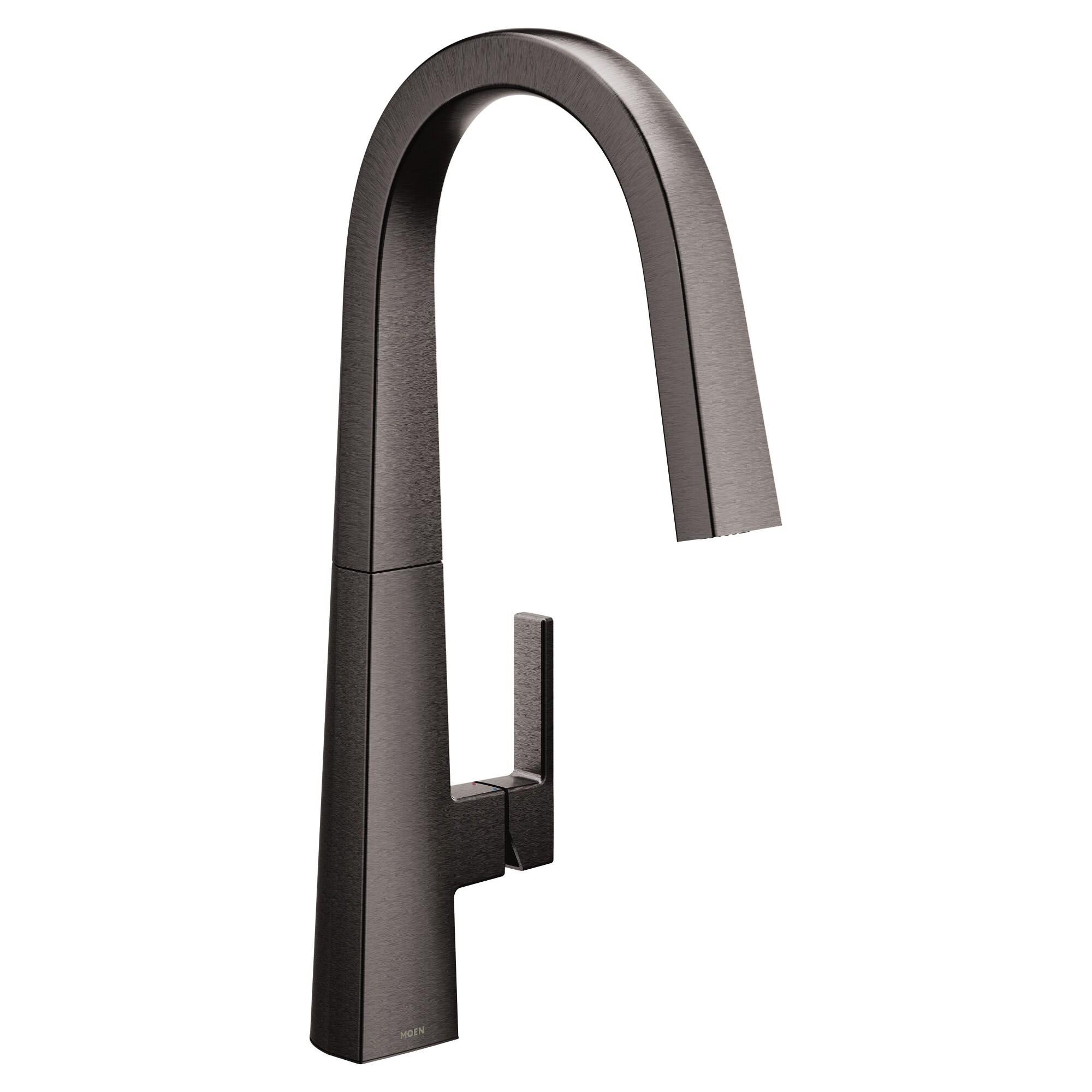 Nio Pull Down Single Handle Kitchen Faucet With Accessories