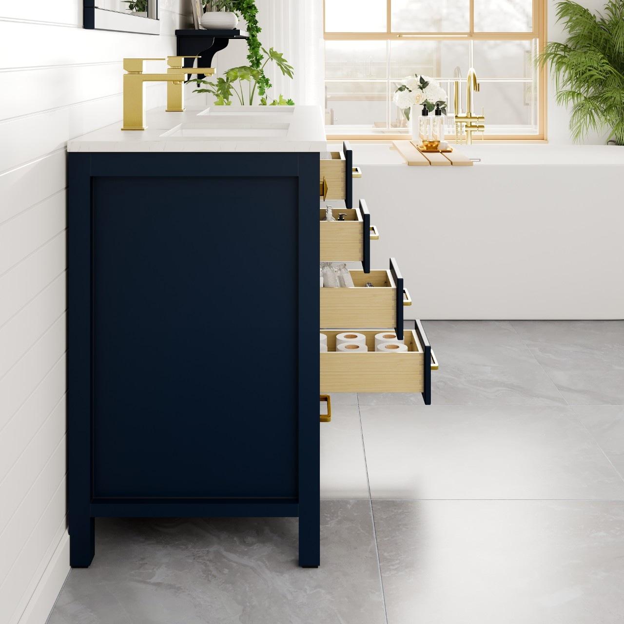 Eviva London 48" Double Bathroom Vanity Set