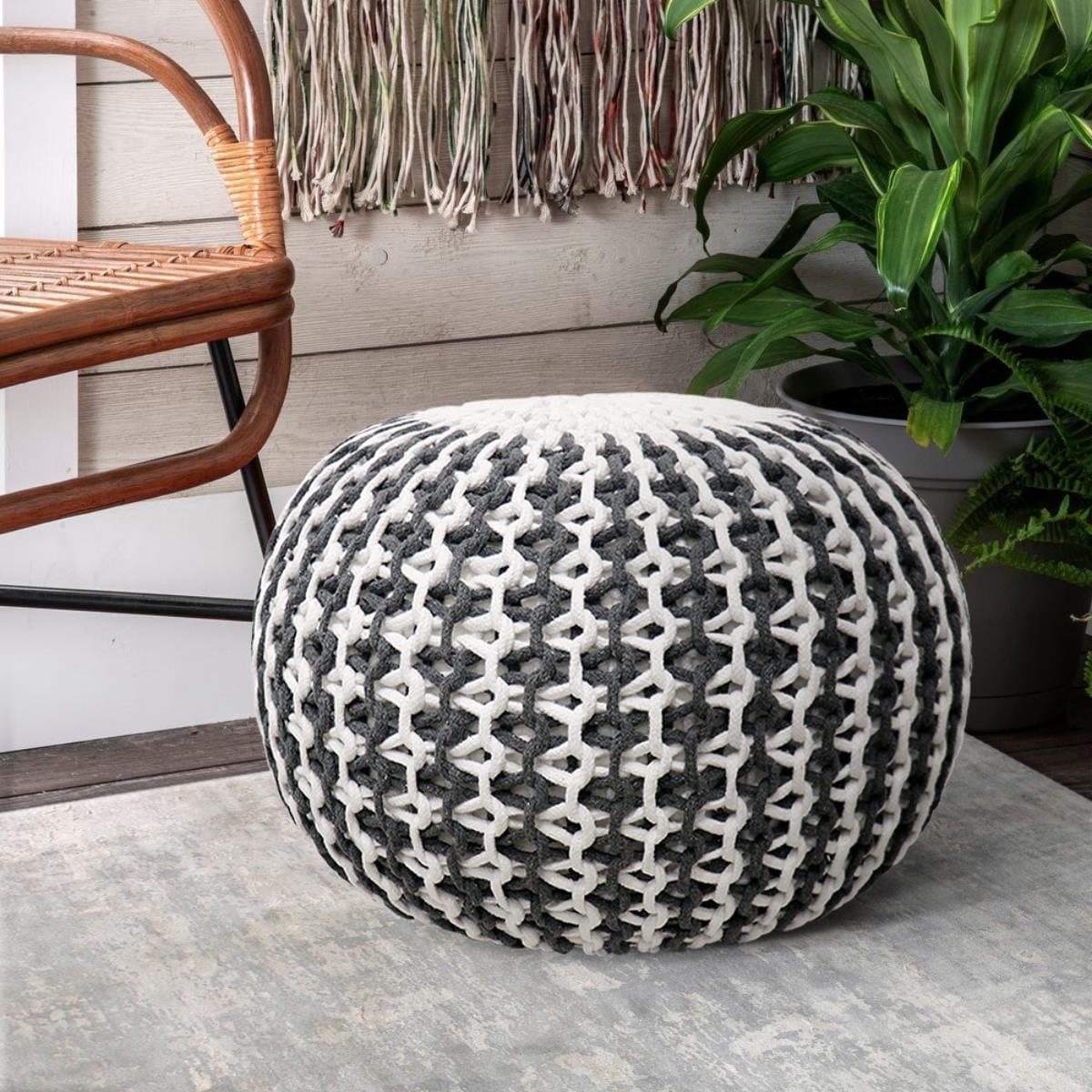 Upholstered Pouf