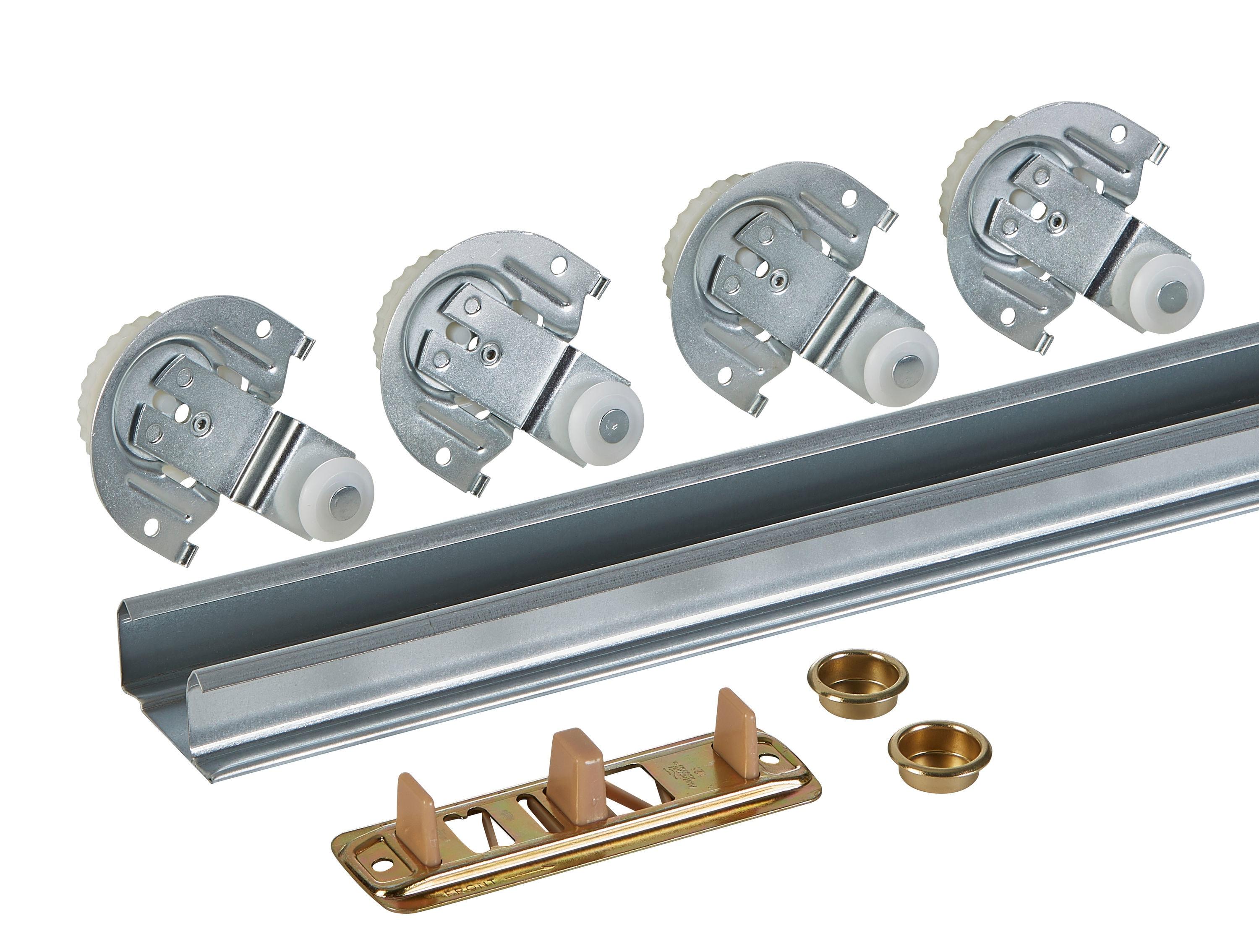 National Hardware V770 By-Pass Door Hardware Set with Dial Action Hanger