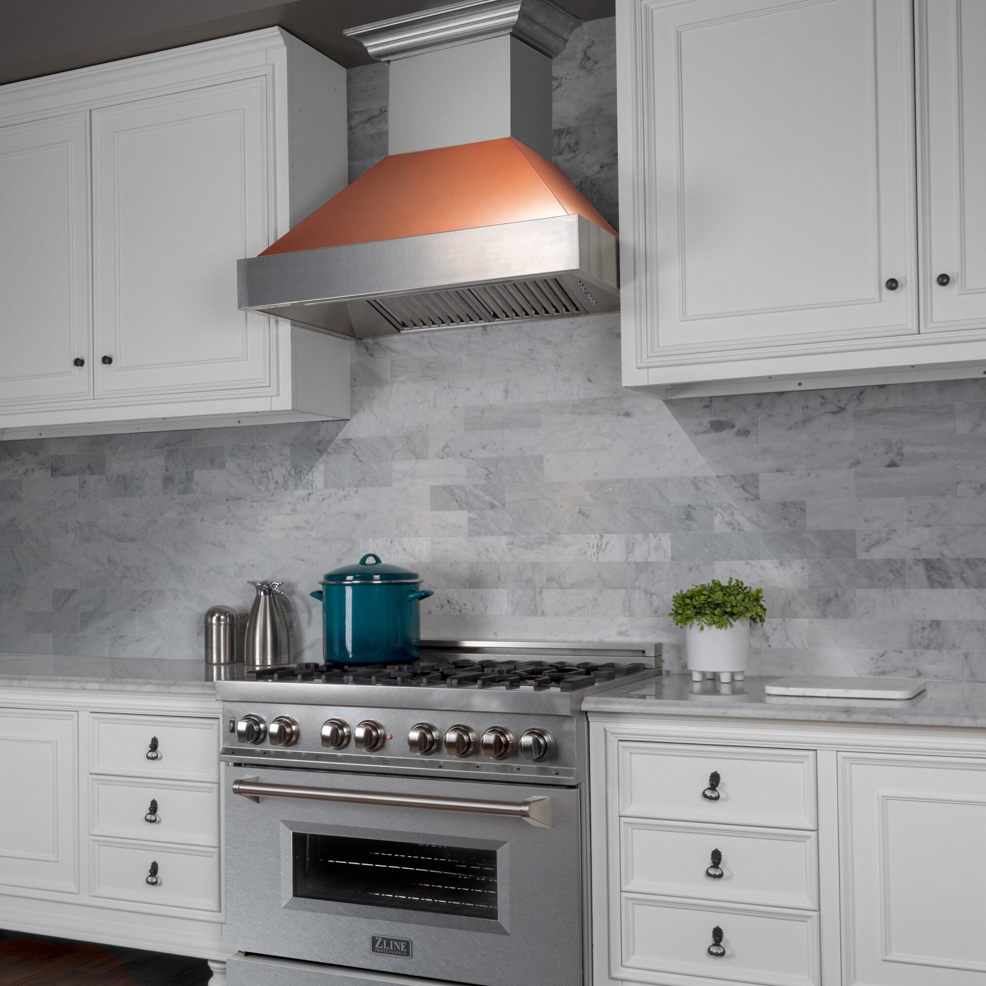 30" Fingerprint Resistant Stainless Steel Range Hood with Fingerprint Resistant Shell (8654SN-30)