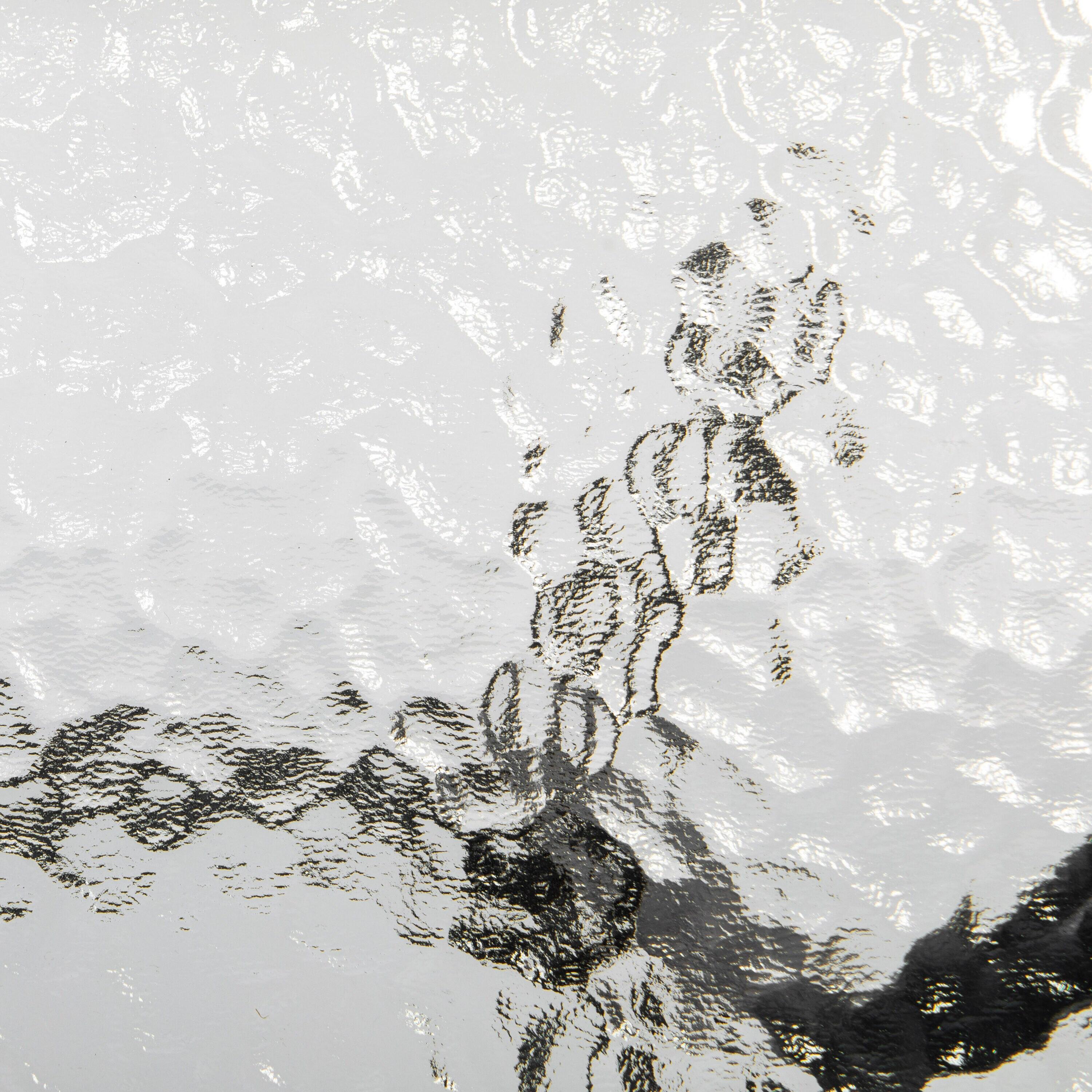 Square Outdoor Table, Patio Table with Umbrella Hole, Patio Dining Table with Tempered Glass, Outdoor Dining Tables, Square Patio Table for Balcony, Backyard, Poolside, Sunroom, Patio Tables, Black