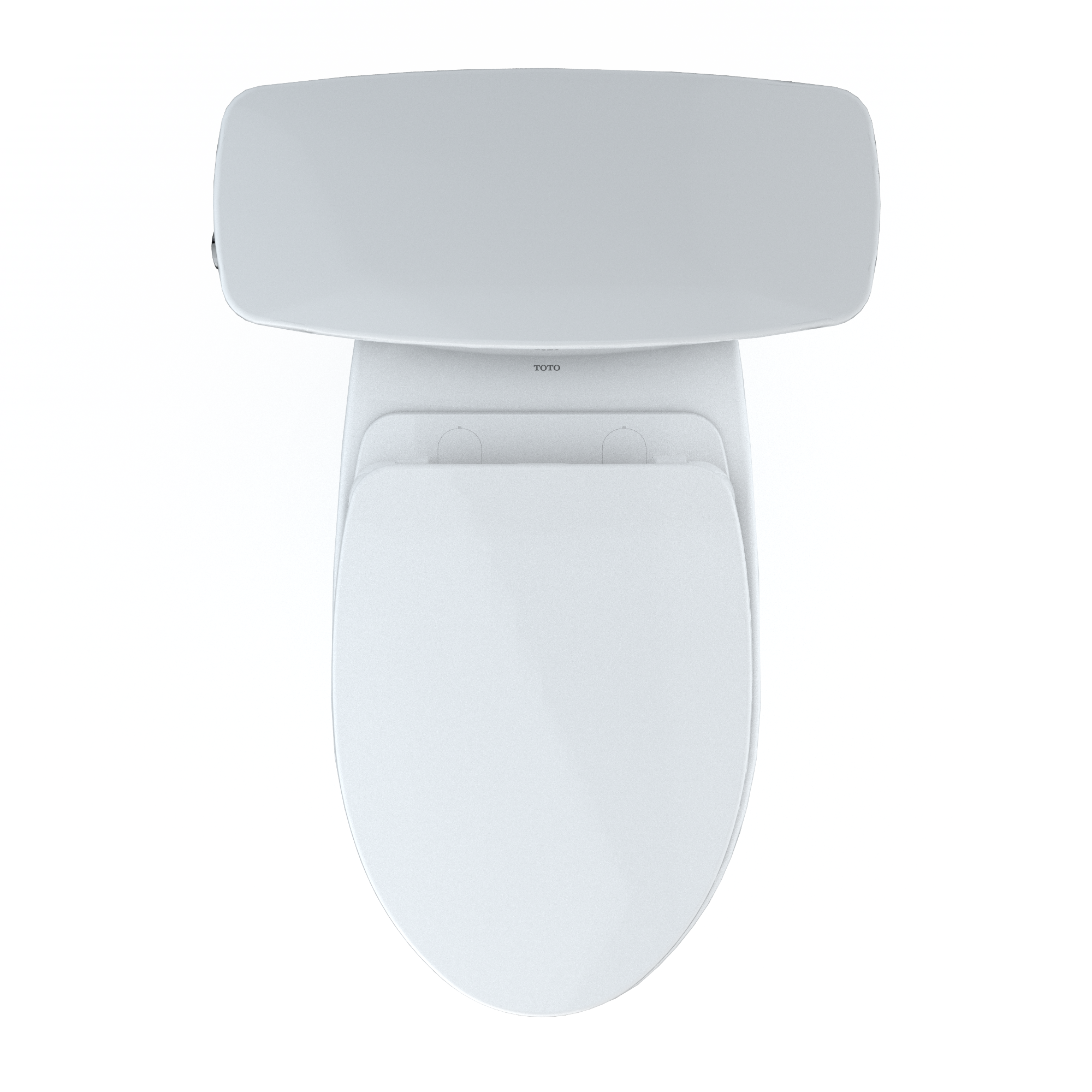 White Vitreous China Elongated Two-Piece Toilet with SoftClose Seat